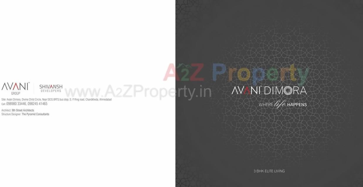  of real estate project Avani Dimora located at Chandkheda, Ahmedabad, Gujarat