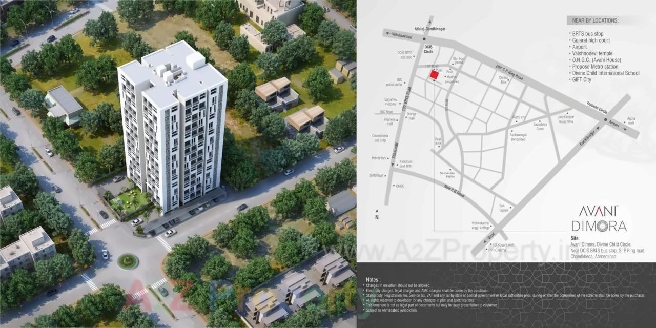  of real estate project Avani Dimora located at Chandkheda, Ahmedabad, Gujarat
