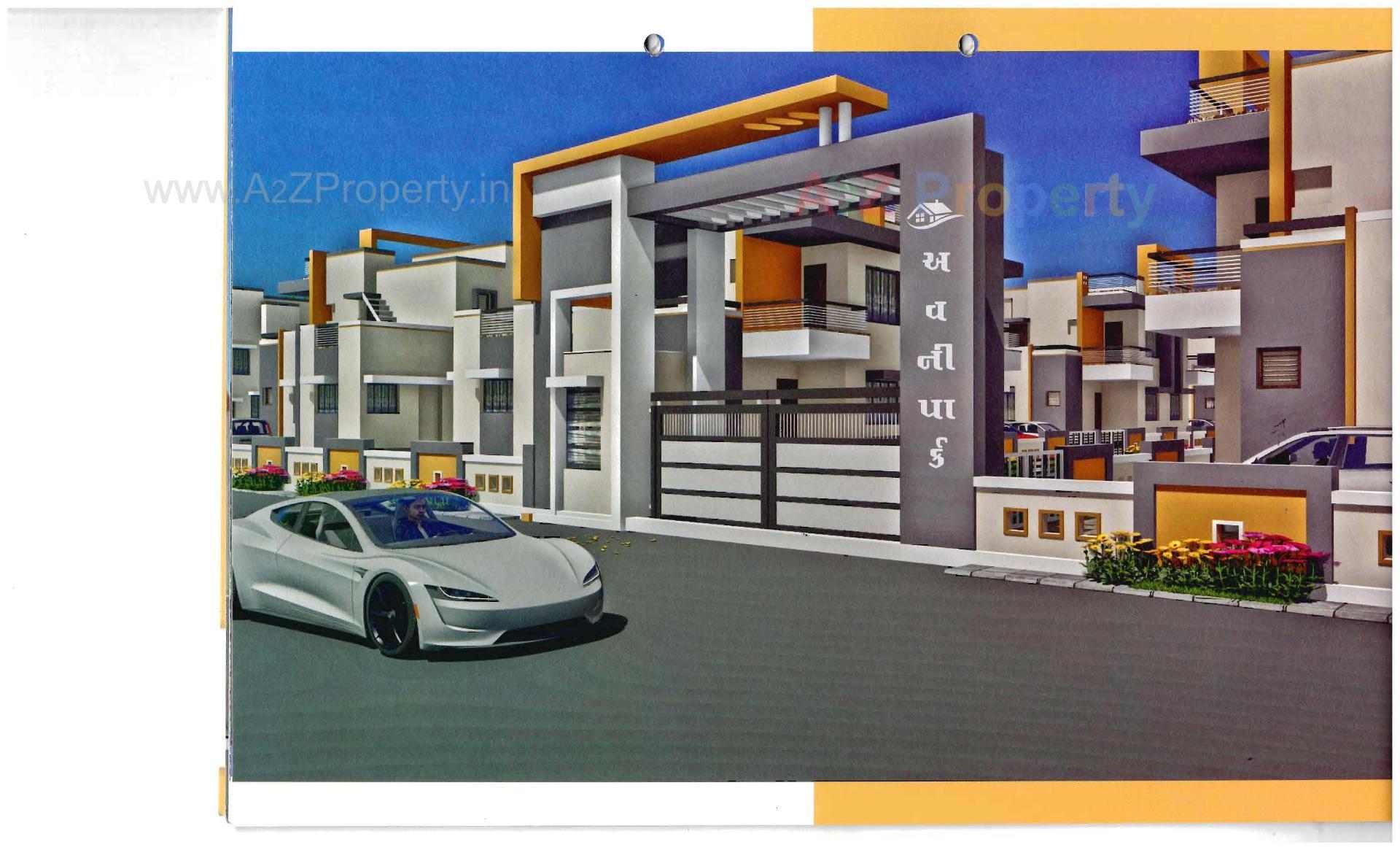 3D Elevation of real estate project Avani Park located at Viram, Ahmedabad, Gujarat