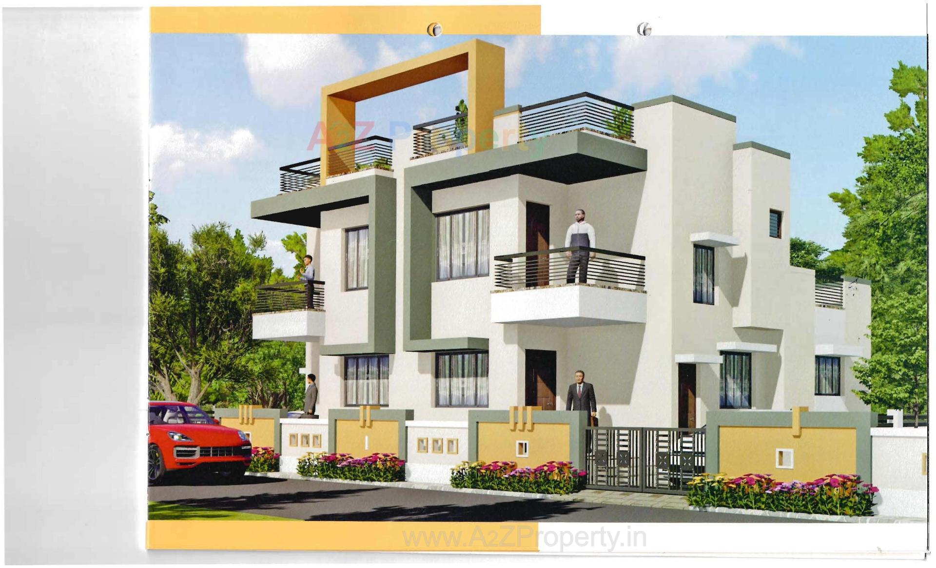 3D Elevation of real estate project Avani Park located at Viram, Ahmedabad, Gujarat