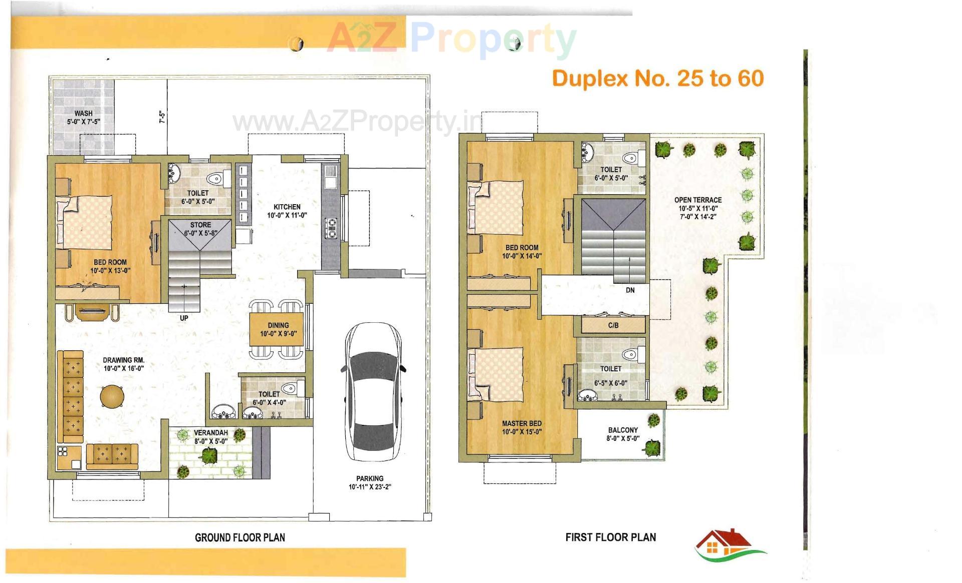 Layout of real estate project Avani Park located at Viram, Ahmedabad, Gujarat