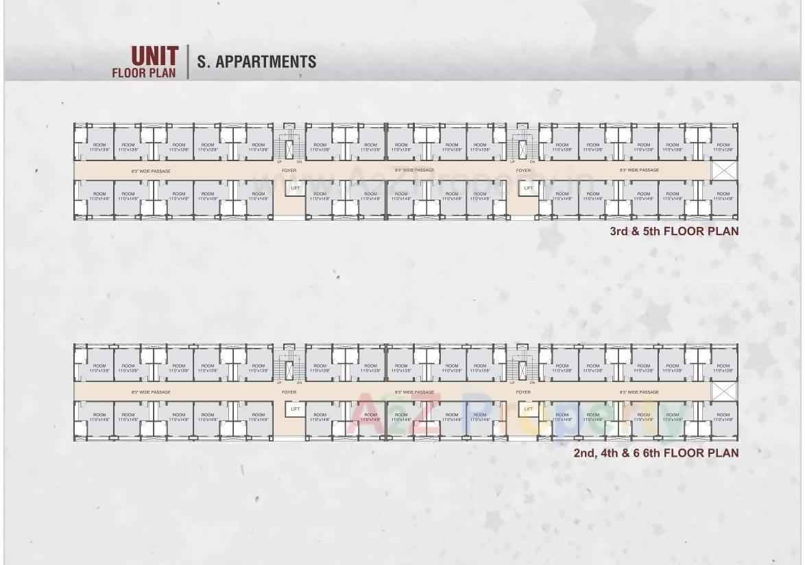 Layout of real estate project Avichal Galaxy located at Khoda, Ahmedabad, Gujarat
