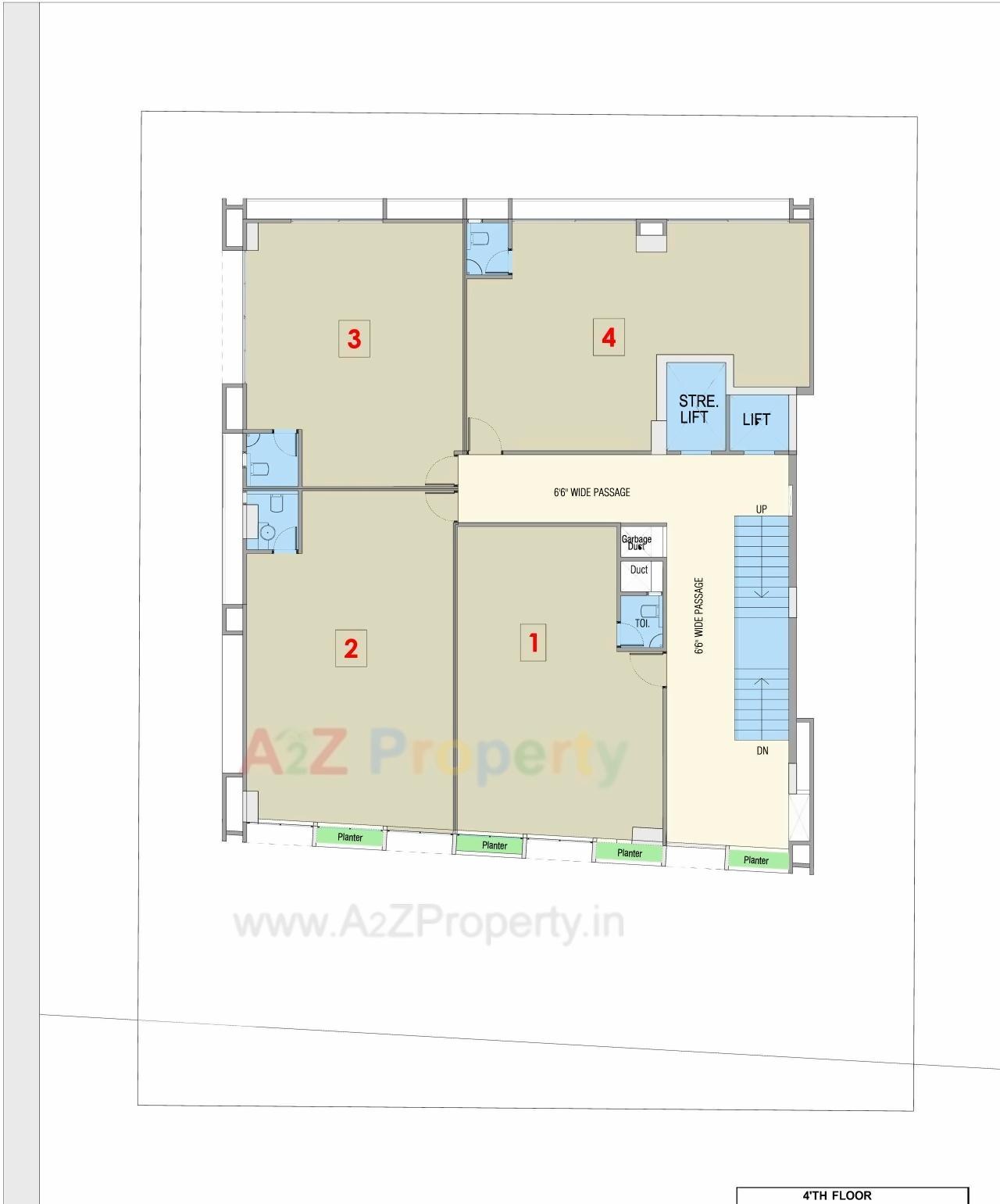 Layout of real estate project Avion located at Naranpura, Ahmedabad, Gujarat