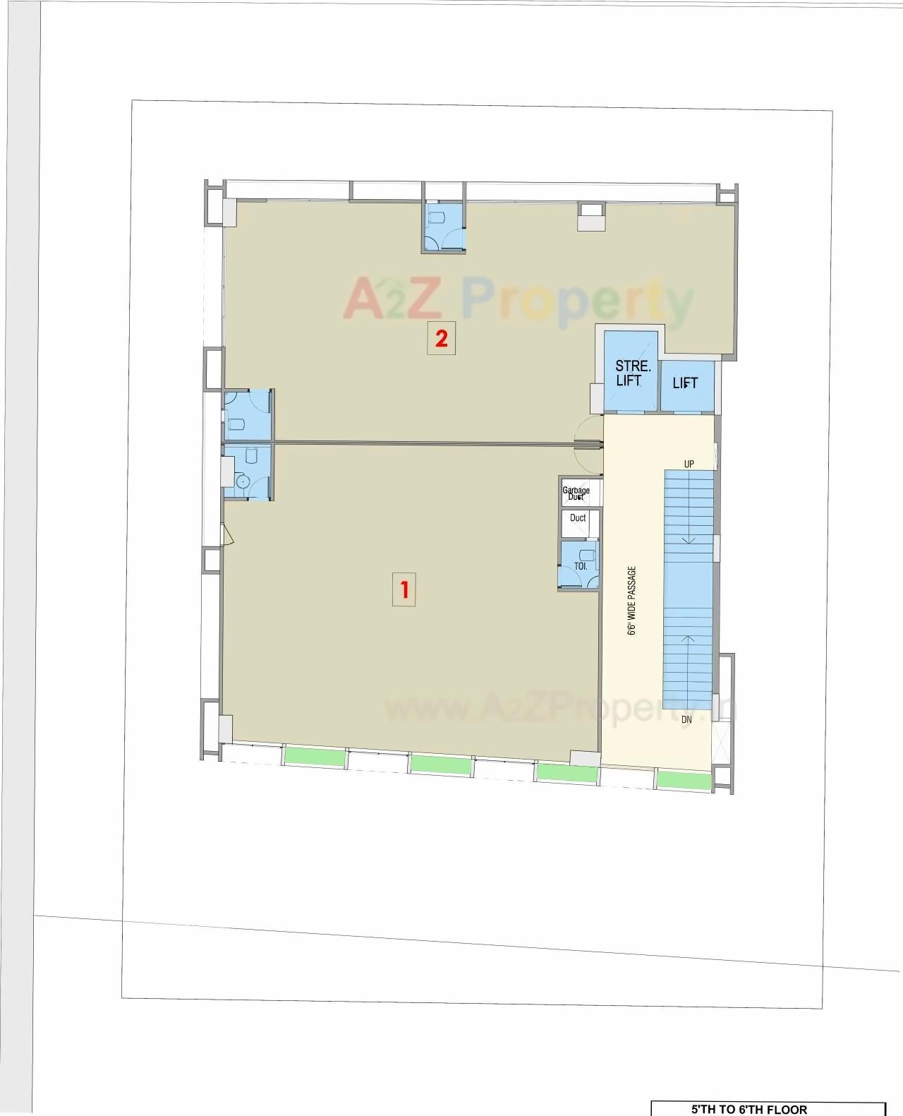 Layout of real estate project Avion located at Naranpura, Ahmedabad, Gujarat
