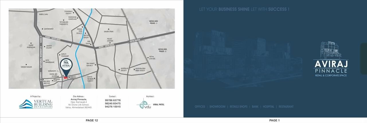  of real estate project Aviraj Pinnacle located at Vatva, Ahmedabad, Gujarat