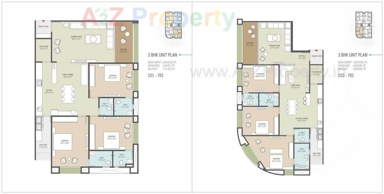 Layout of real estate project Avis Aster located at Thaltej, Ahmedabad, Gujarat