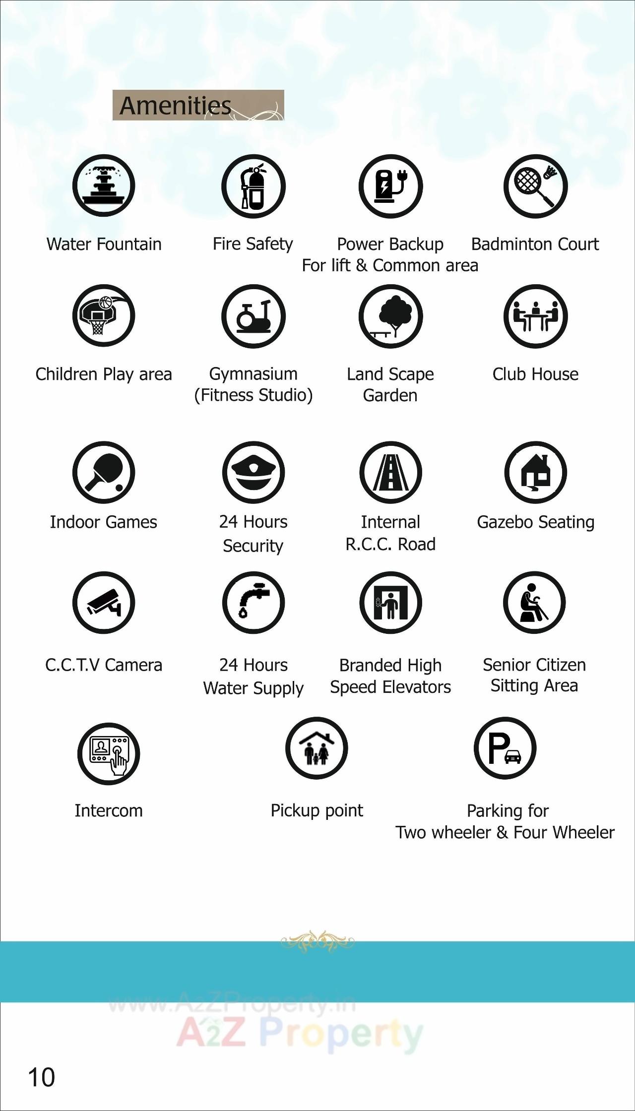 Amenities of Awadh Habitat
