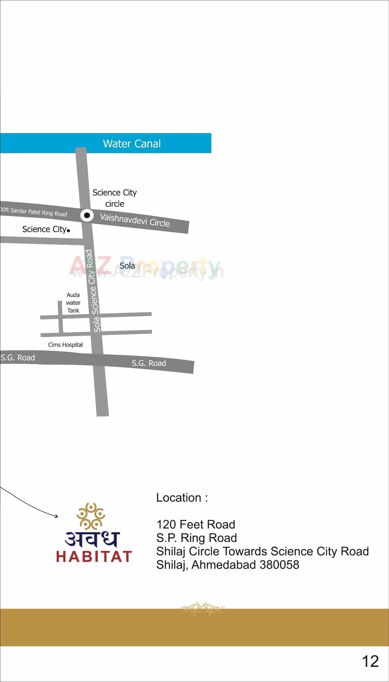  of real estate project Awadh Habitat located at Shilaj, Ahmedabad, Gujarat