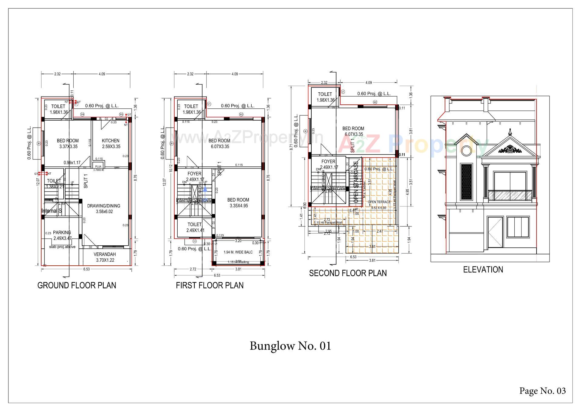 Layout of real estate project Awadh Homes located at Sanand, Ahmedabad, Gujarat