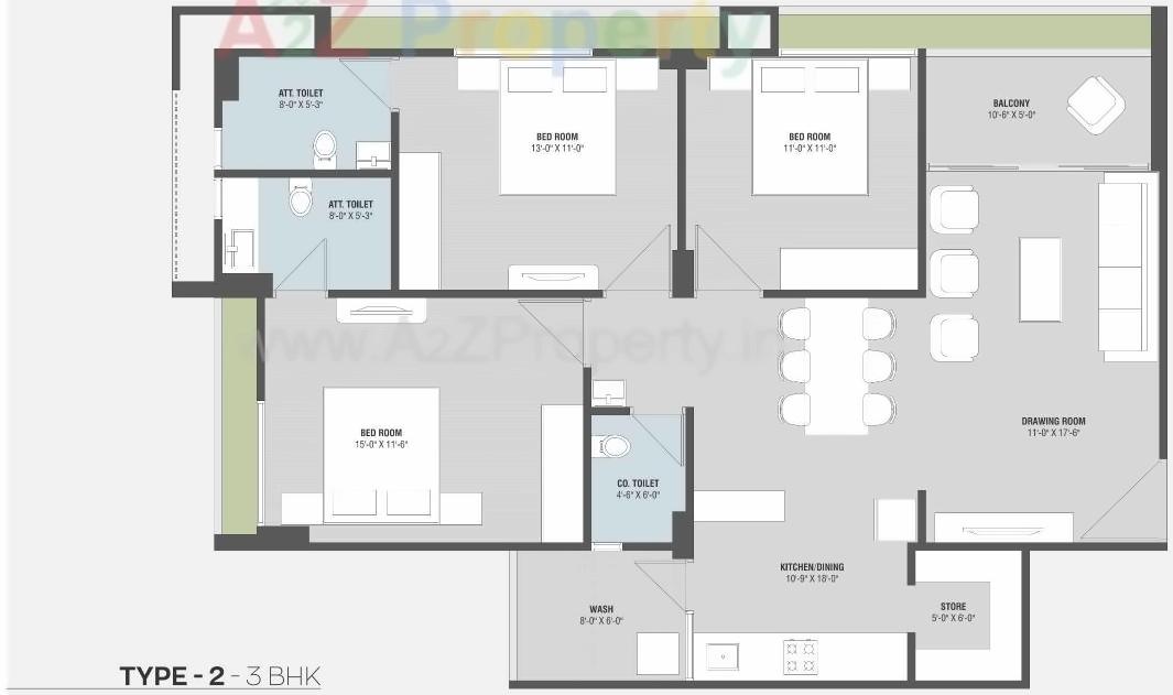 Layout of real estate project Awadh Prangan located at Ahmedabad, Ahmedabad, Gujarat
