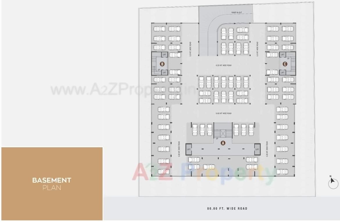 Layout of real estate project Awadh Prangan located at Ahmedabad, Ahmedabad, Gujarat