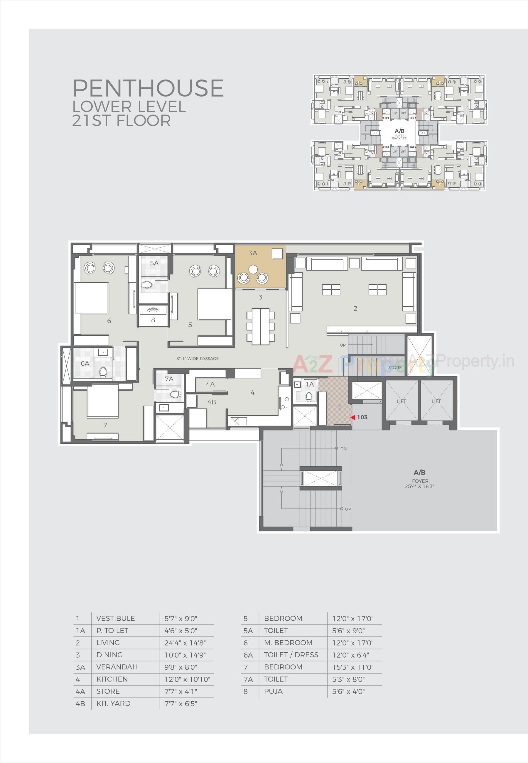 Layout of real estate project Ayaan located at Bodakdev, Ahmedabad, Gujarat