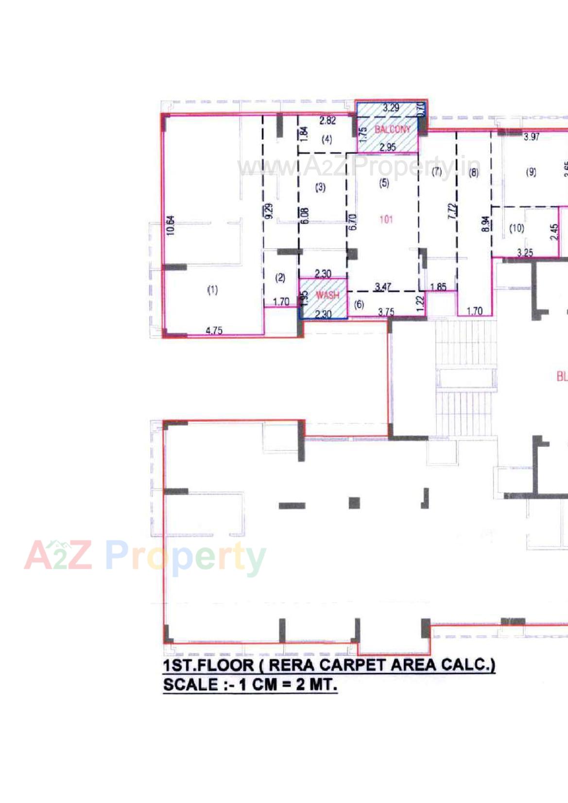 Layout of real estate project Ayaan located at Bodakdev, Ahmedabad, Gujarat