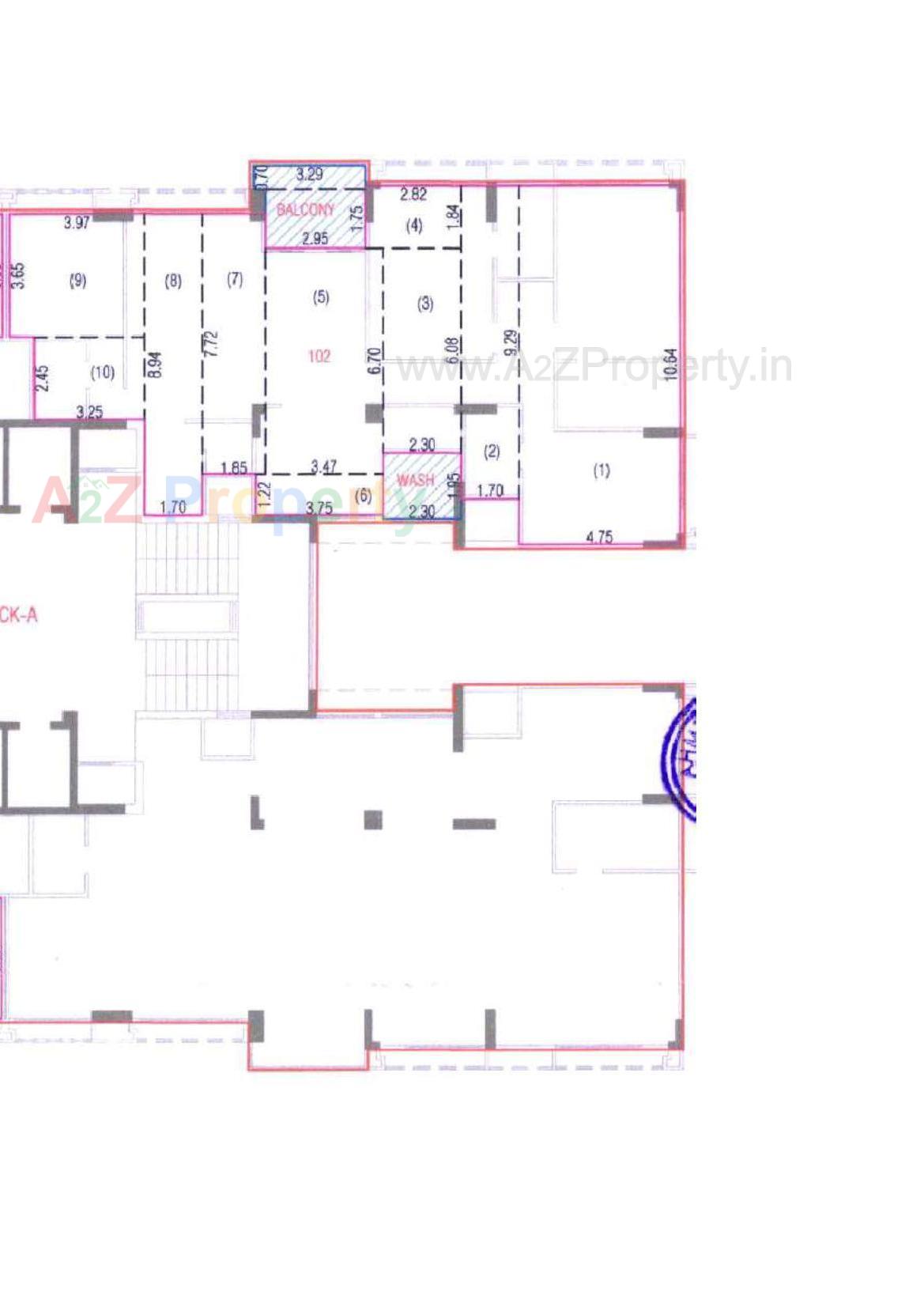 Layout of real estate project Ayaan located at Bodakdev, Ahmedabad, Gujarat