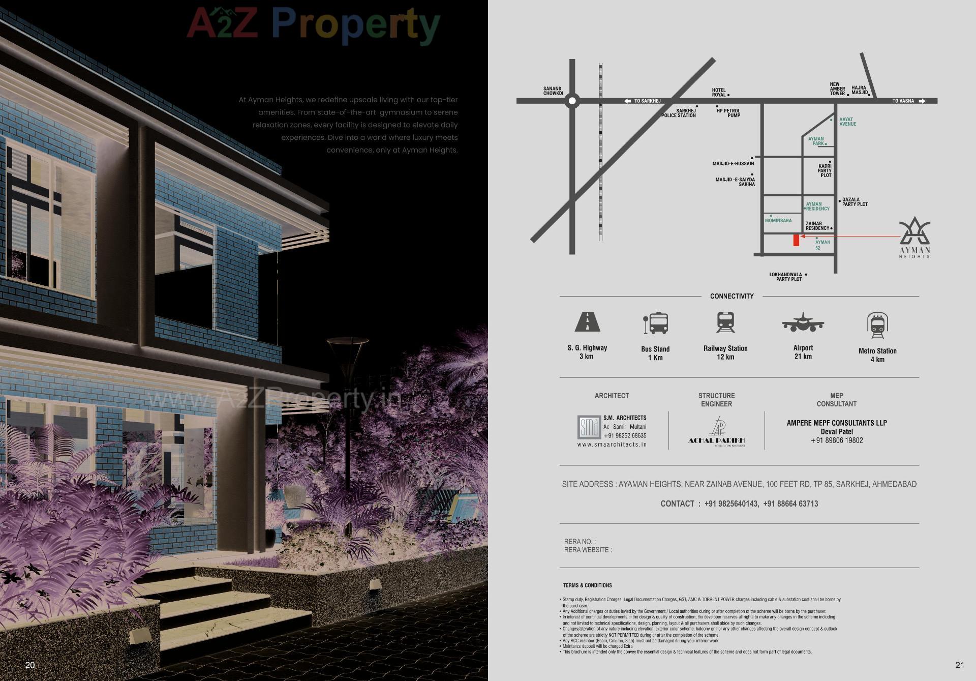  of real estate project Ayman Heights located at Sarkhej, Ahmedabad, Gujarat