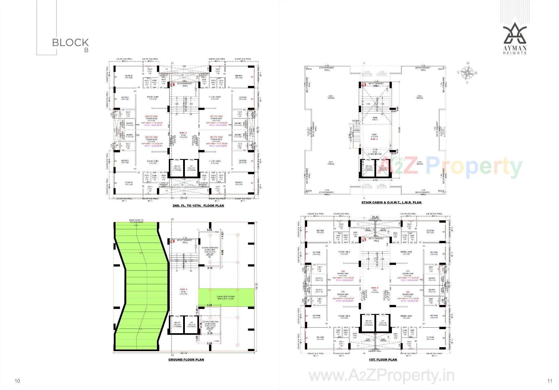Layout of real estate project Ayman Heights located at Sarkhej, Ahmedabad, Gujarat