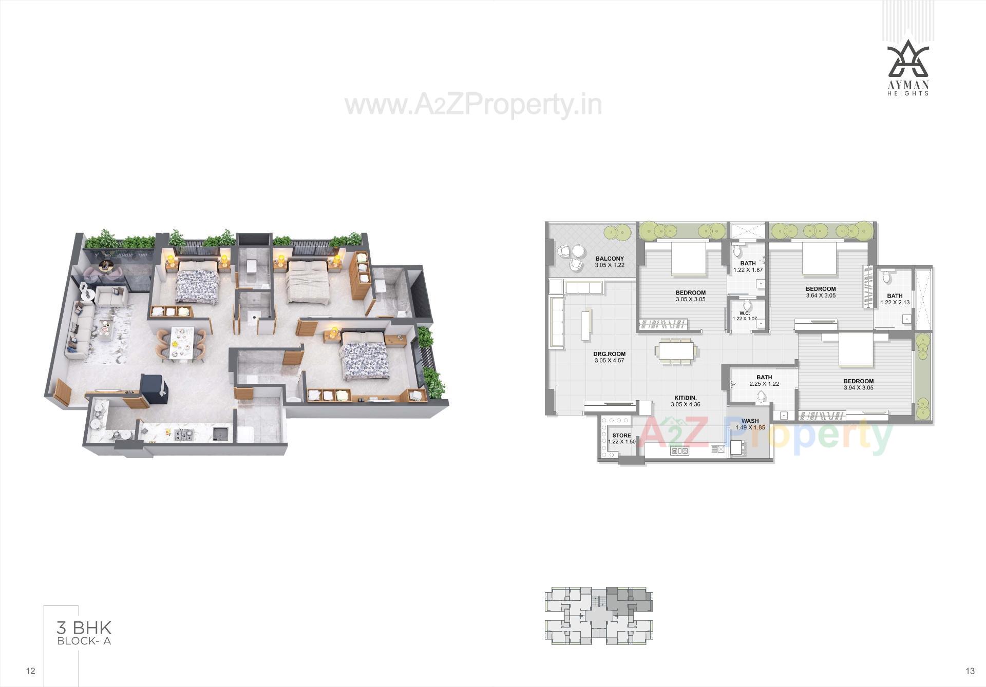 Layout of real estate project Ayman Heights located at Sarkhej, Ahmedabad, Gujarat