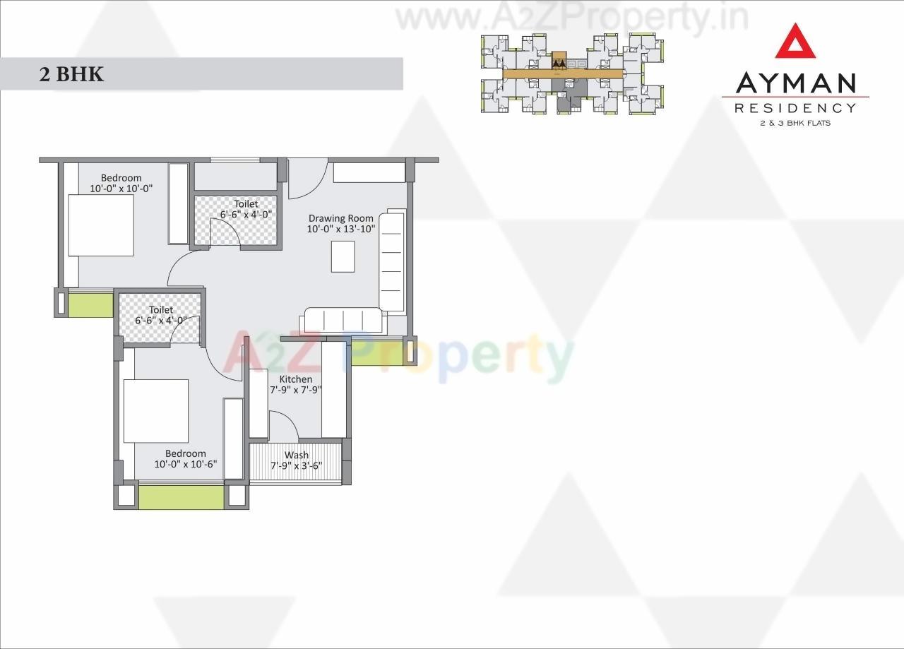 Layout of real estate project Ayman Residency located at Sarkhej, Ahmedabad, Gujarat