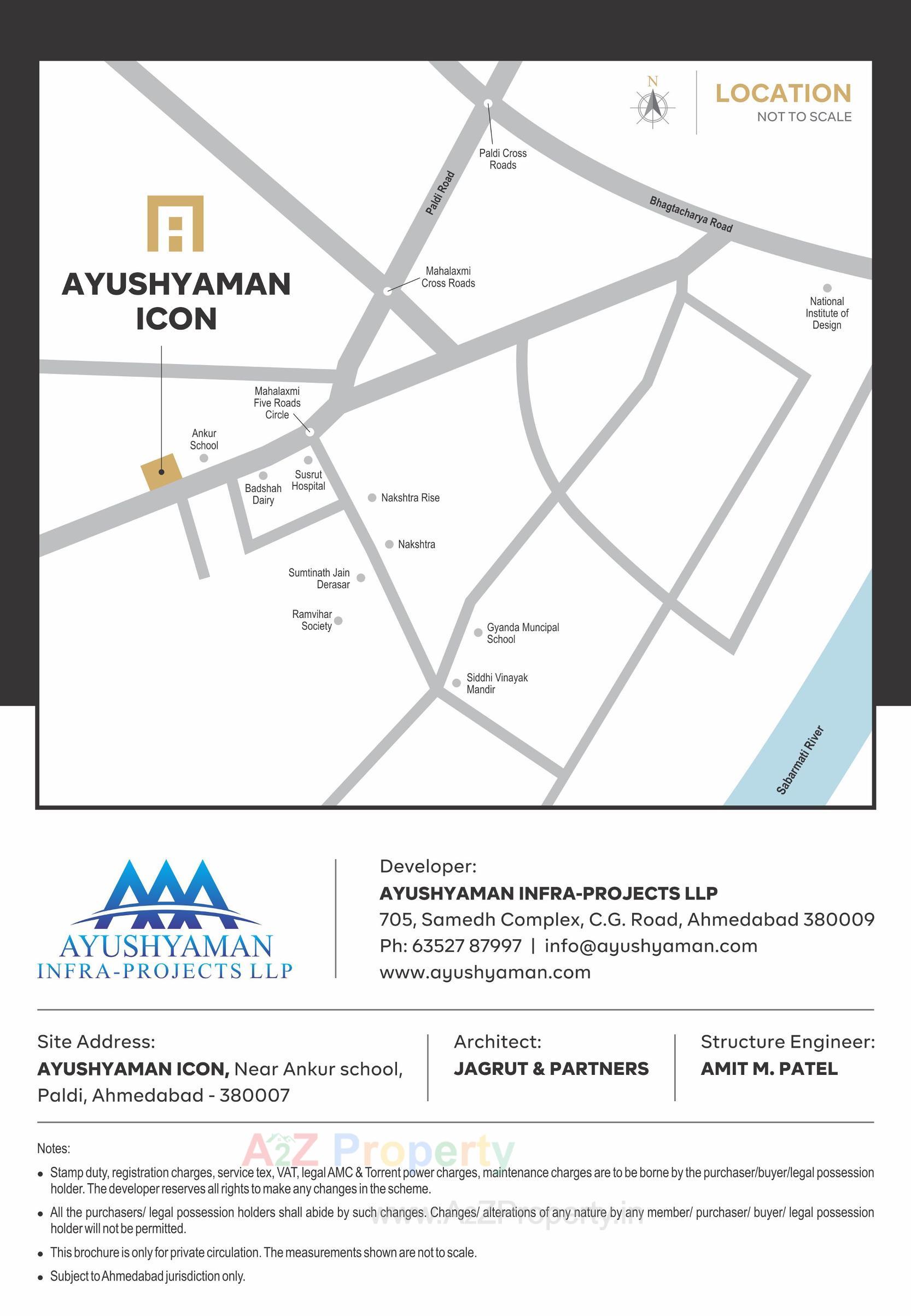  of real estate project Ayushyaman Icon located at Paldi, Ahmedabad, Gujarat