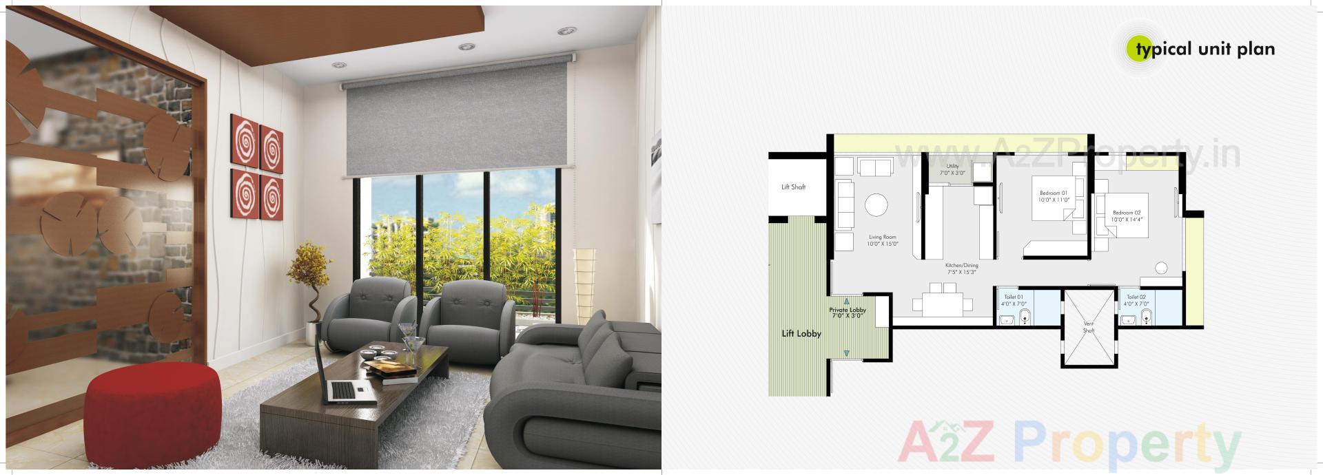 Layout of real estate project B/entice located at Ghuma, Ahmedabad, Gujarat