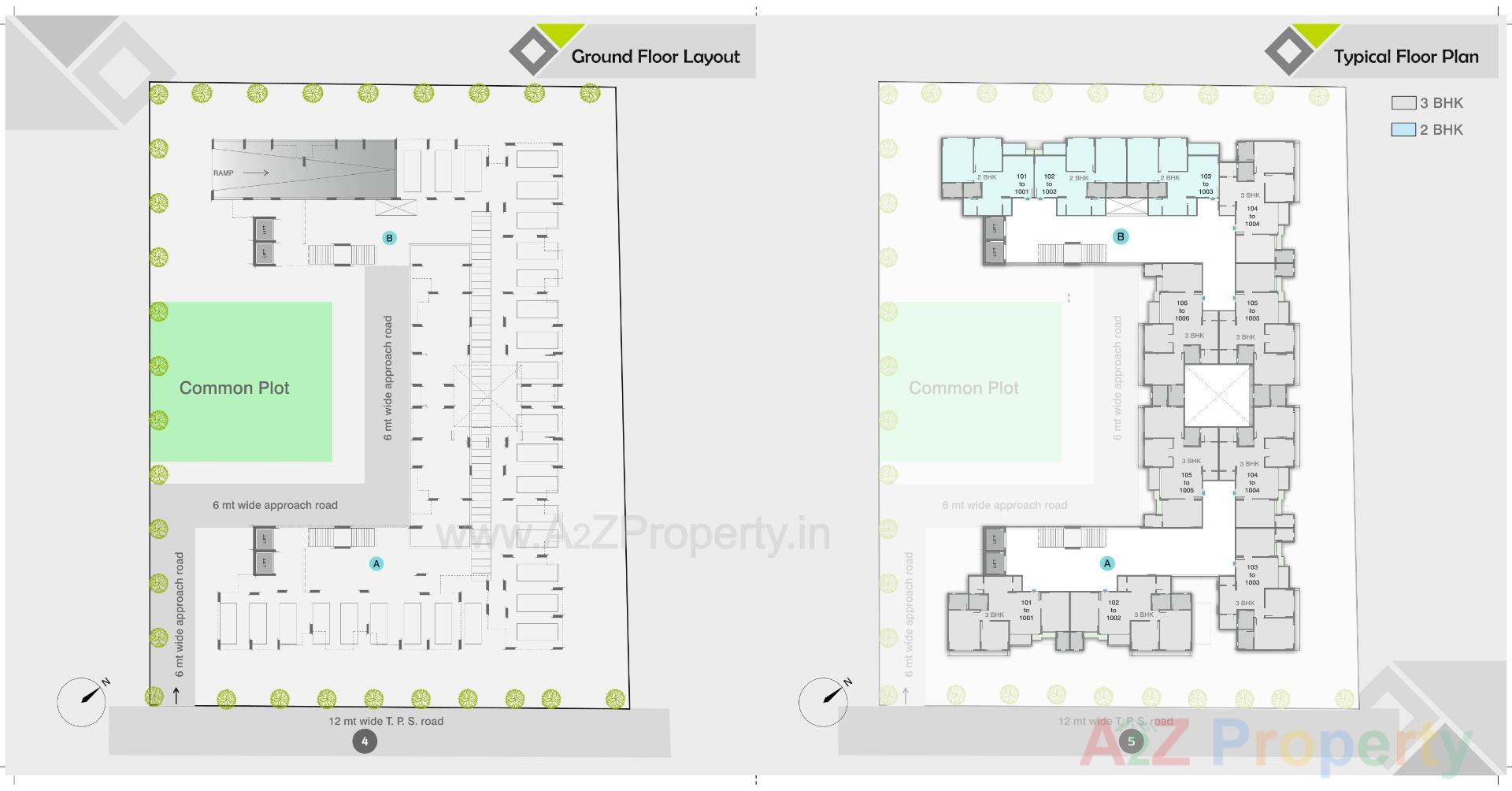 Layout of real estate project B / Ethics located at Ghuma, Ahmedabad, Gujarat