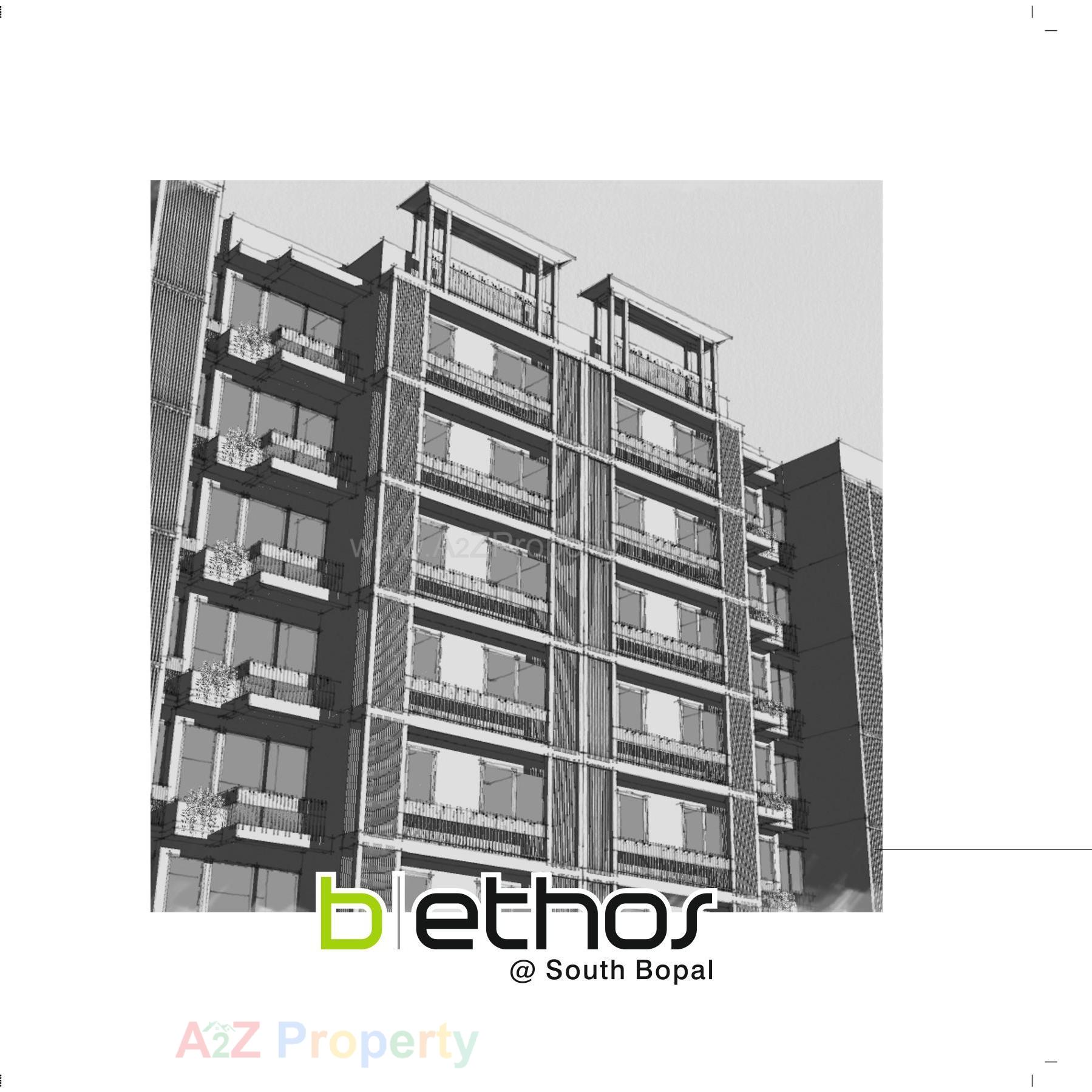 3D Elevation of real estate project B/ethos located at Ghuma, Ahmedabad, Gujarat