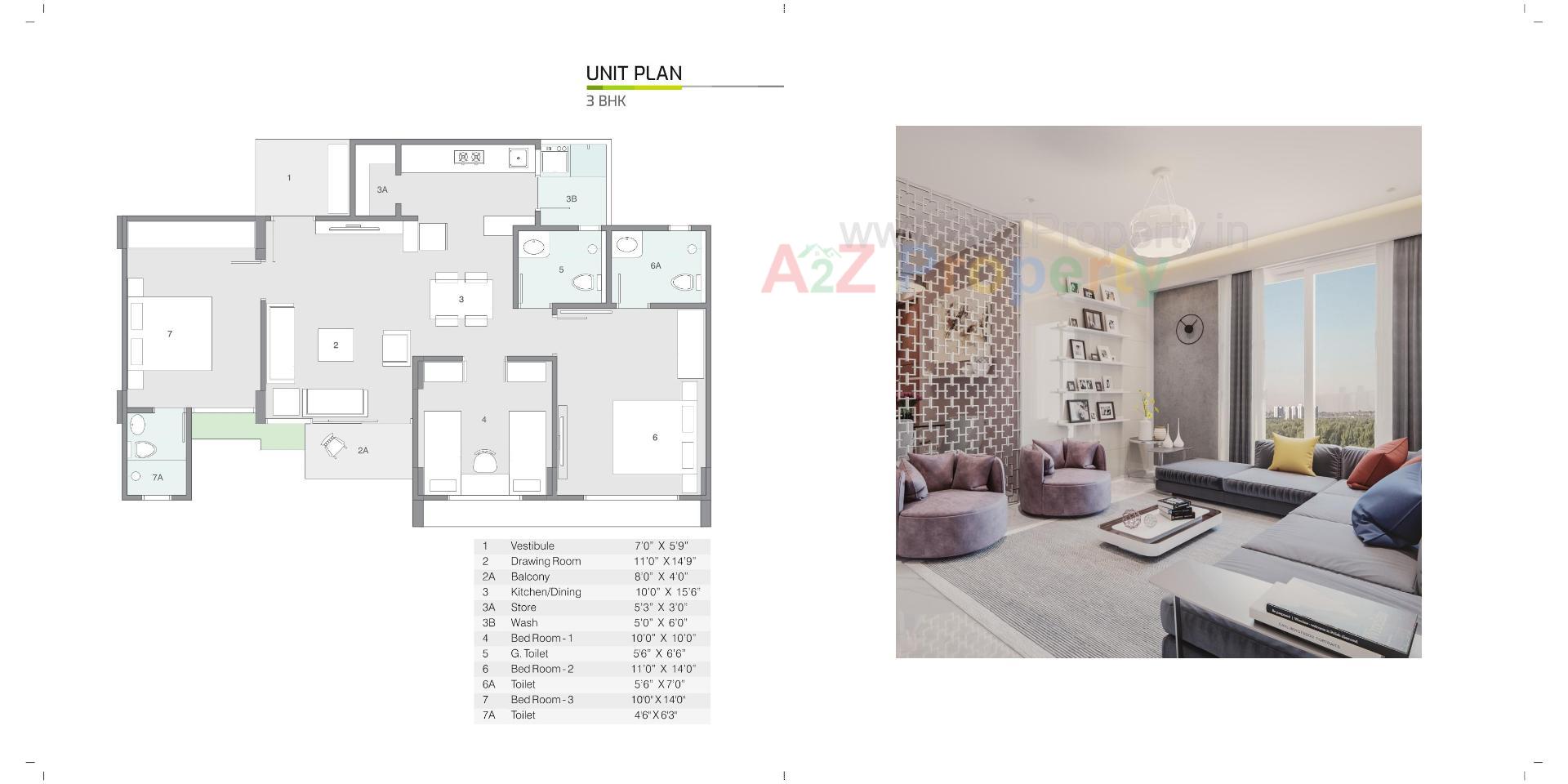Layout of real estate project B/ethos located at Ghuma, Ahmedabad, Gujarat