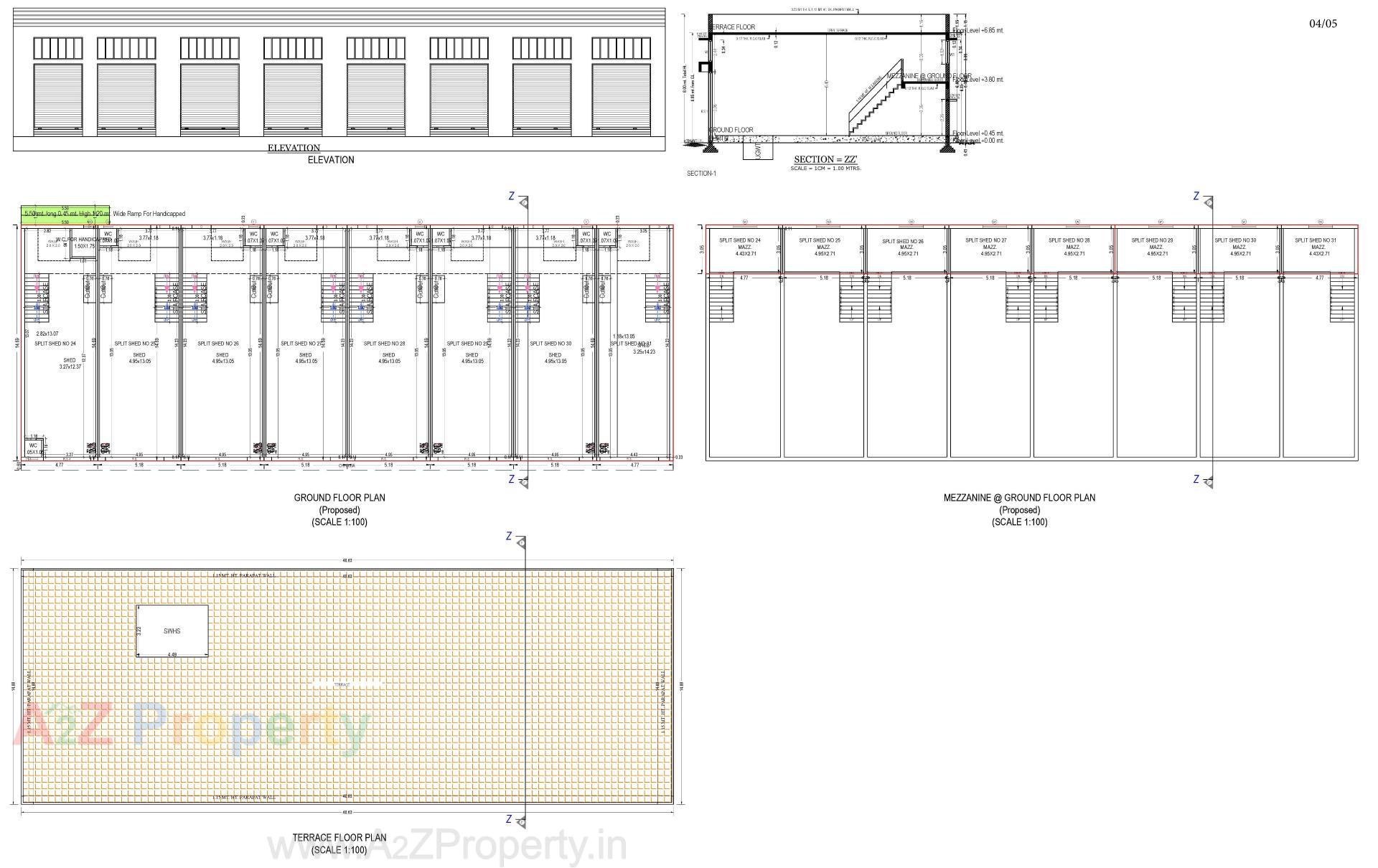 Layout of real estate project B N   Industrial Estate located at Nikol, Ahmedabad, Gujarat
