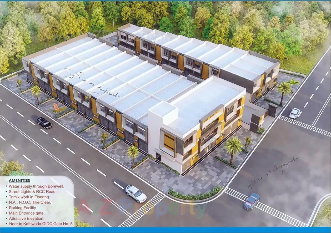 3D Elevation of real estate project B N Estate located at Nikol, Ahmedabad, Gujarat