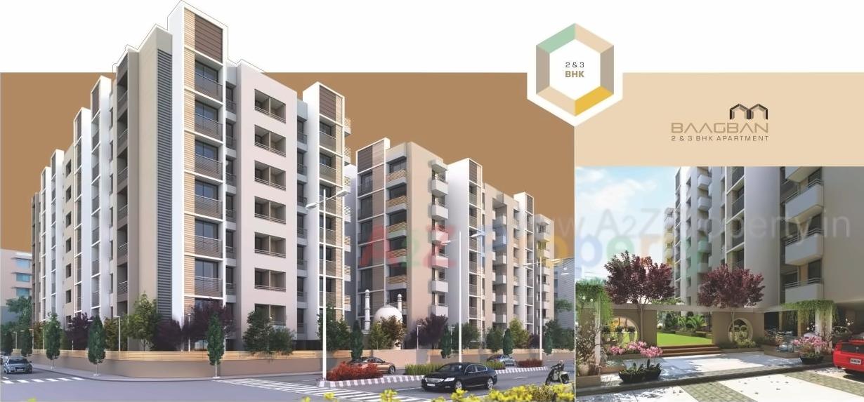 3D Elevation of real estate project Baagban Residency located at City, Ahmedabad, Gujarat