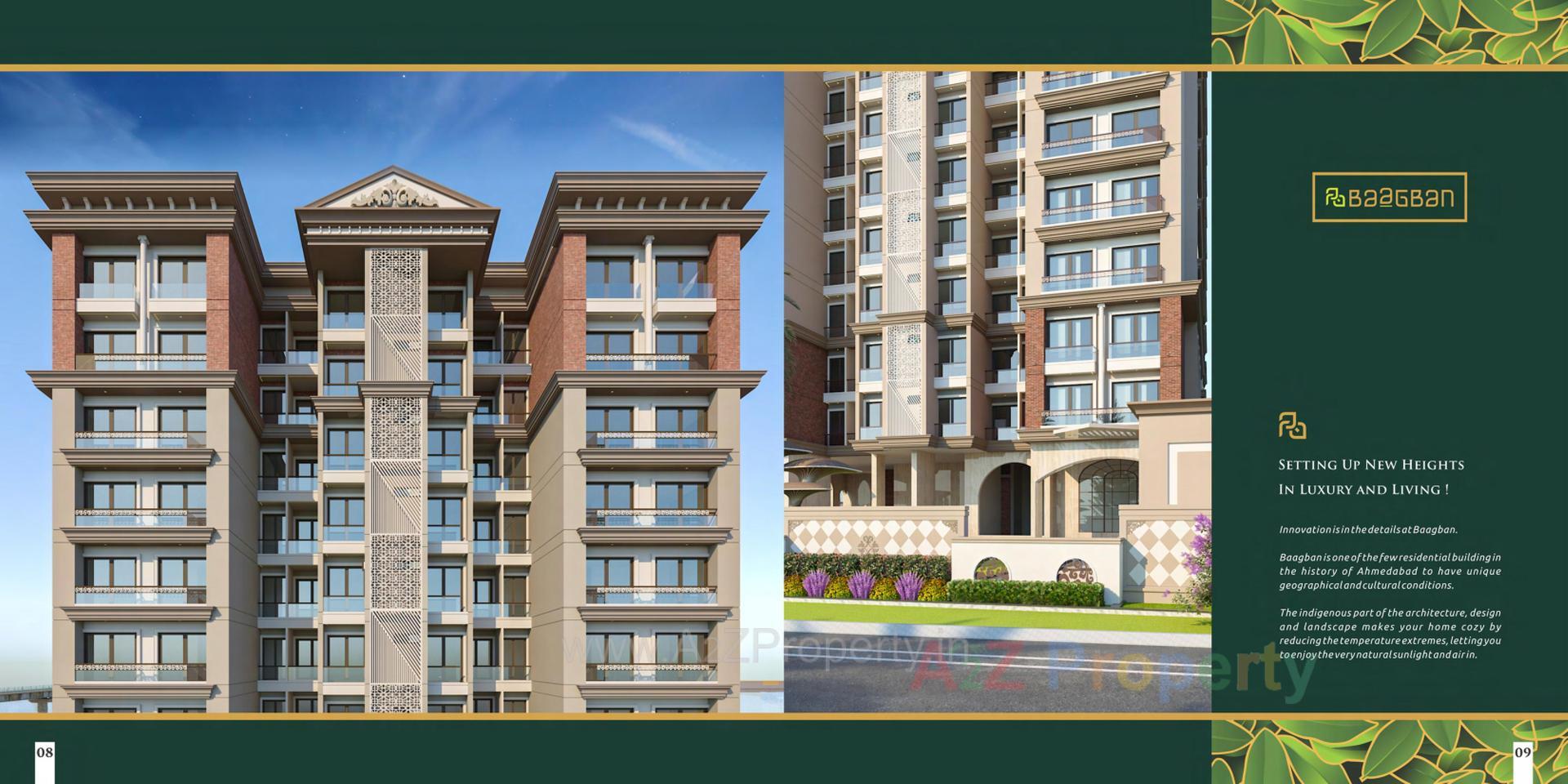 3D Elevation of real estate project Baagban located at Khanpur, Ahmedabad, Gujarat