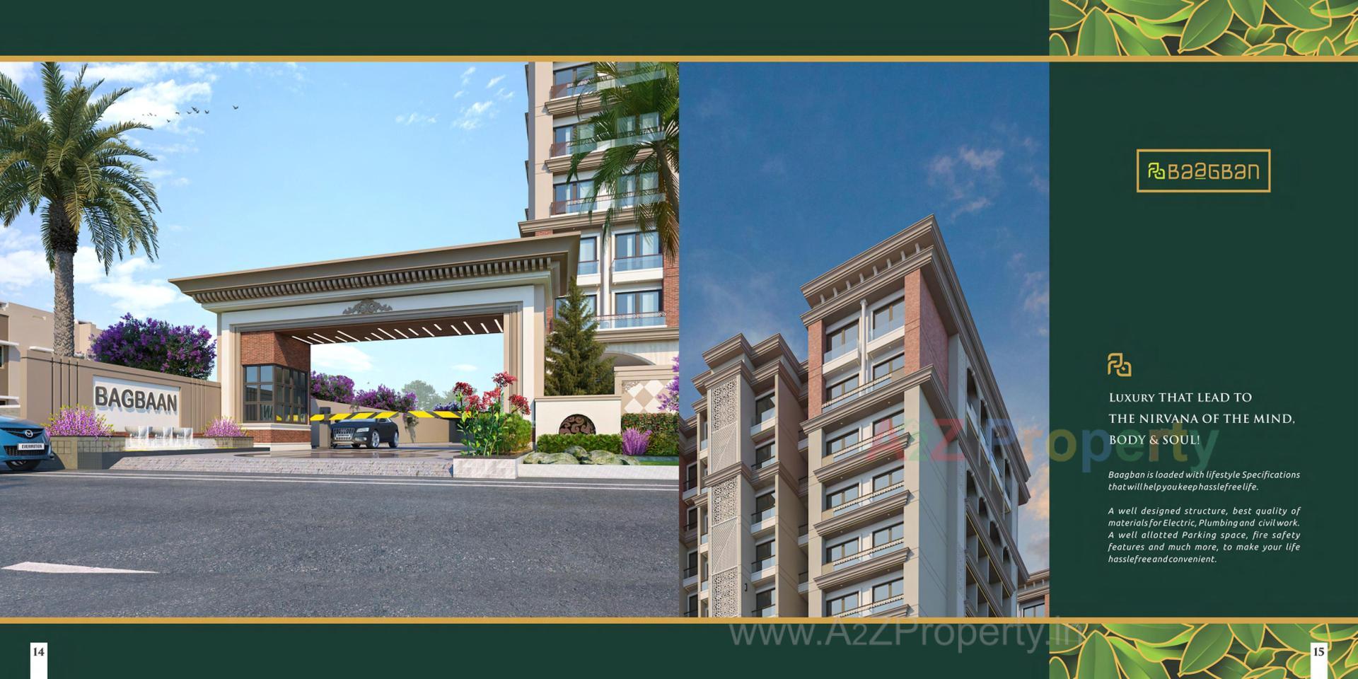 3D Elevation of real estate project Baagban located at Khanpur, Ahmedabad, Gujarat