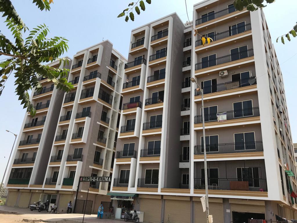 200718_const of real estate project Bagh E Fatima Apartment located at Makarba, Ahmedabad, Gujarat