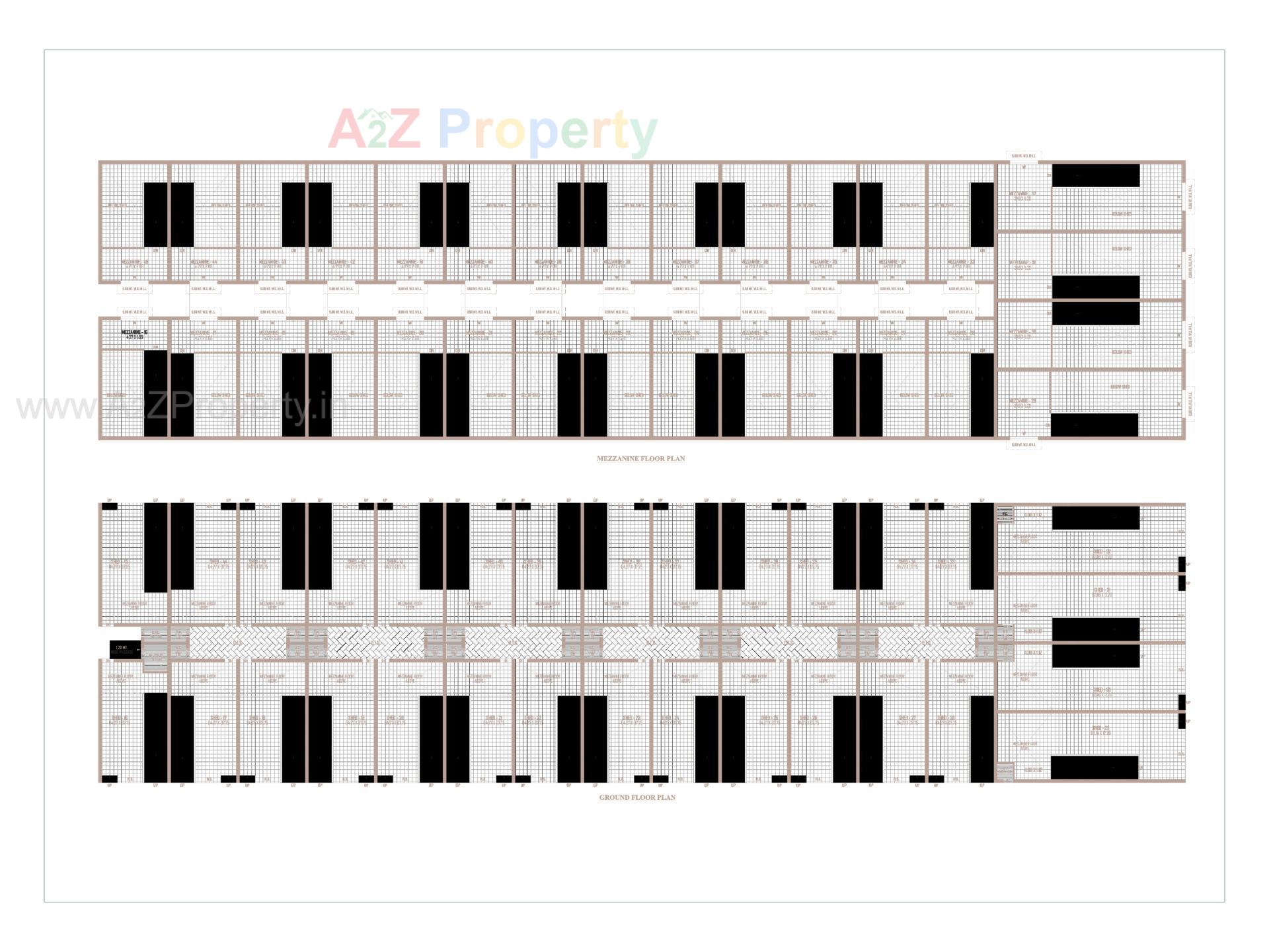 Layout of real estate project Balaji Industrial Park located at Ahmedabad, Ahmedabad, Gujarat