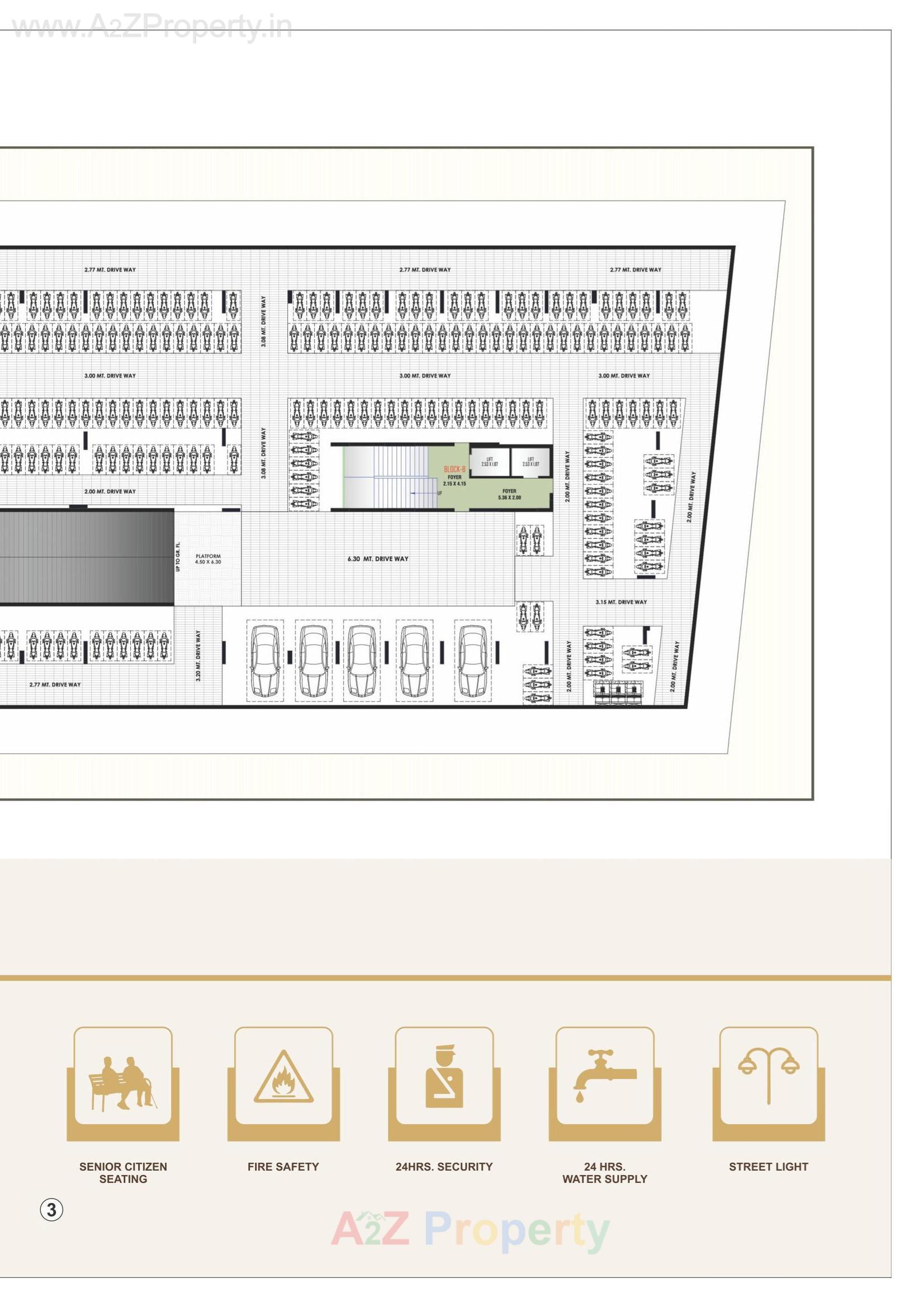 Layout of real estate project Balaji Residency located at Kathwada, Ahmedabad, Gujarat
