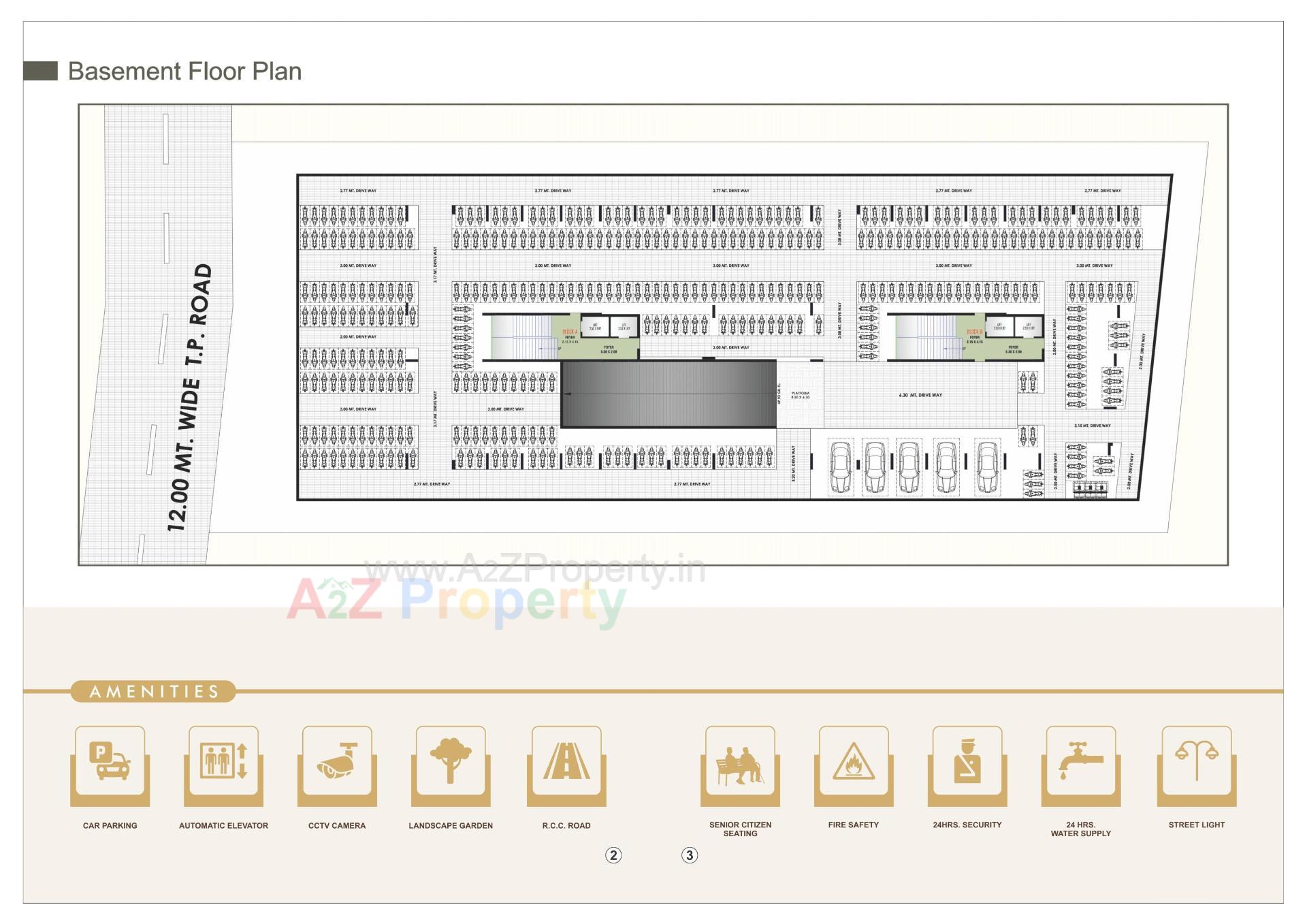 Layout of real estate project Balaji Residency located at Kathwada, Ahmedabad, Gujarat