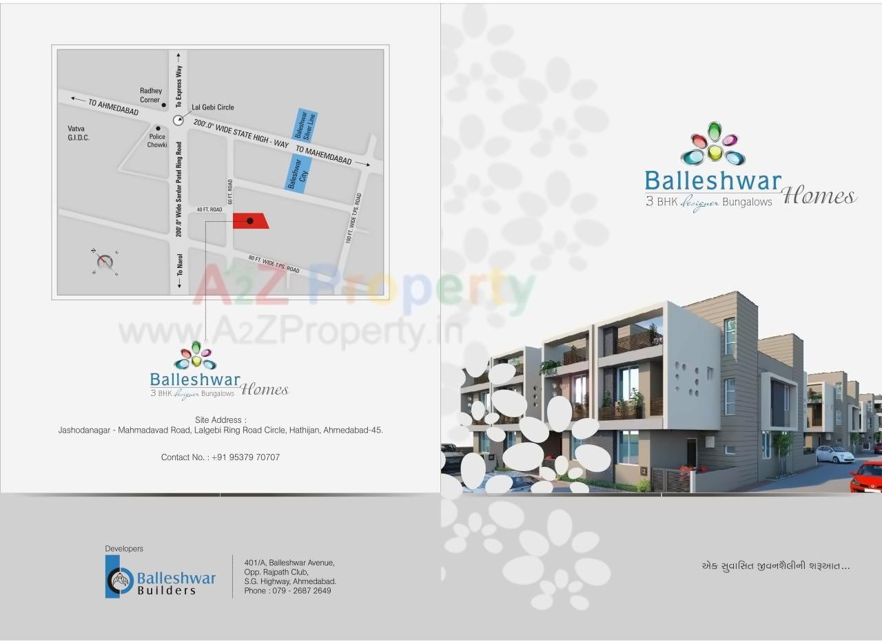  of real estate project Balleshwar Homes located at Hathijan, Ahmedabad, Gujarat