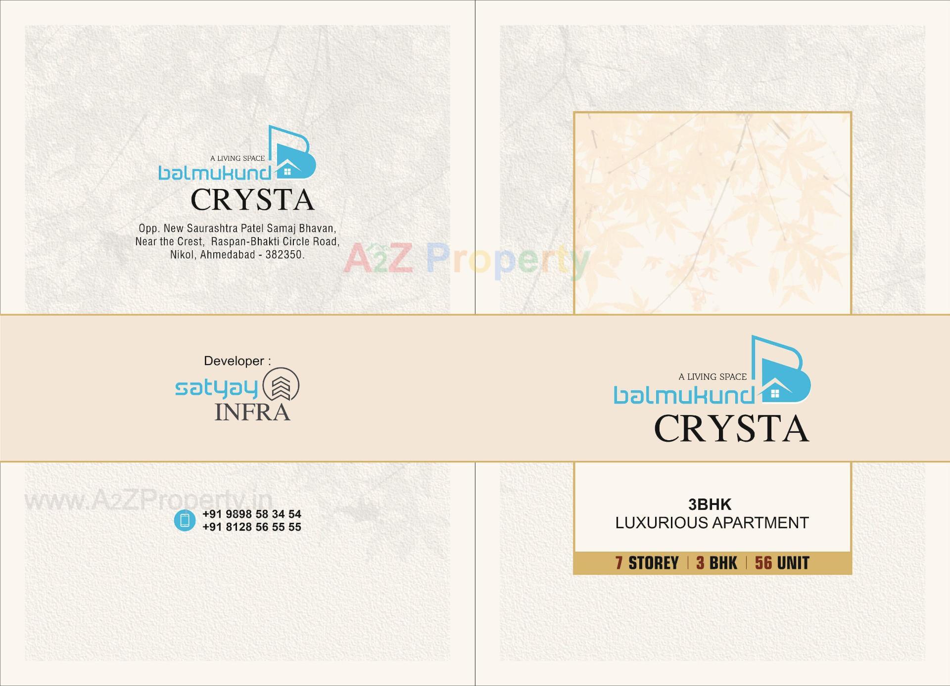  of real estate project Balmukund Crysta located at Nikol, Ahmedabad, Gujarat