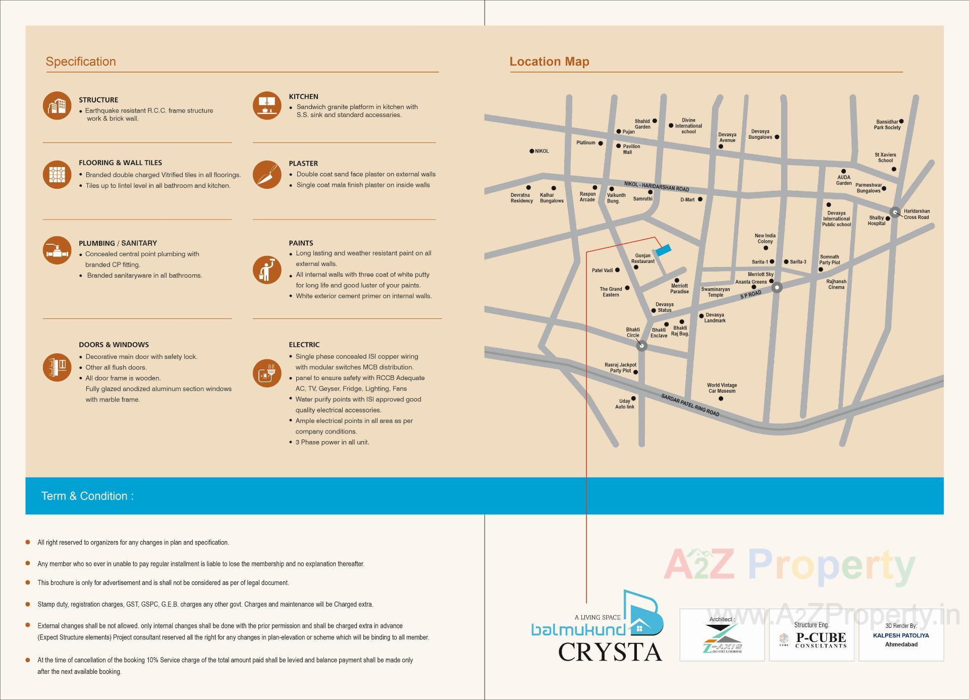  of real estate project Balmukund Crysta located at Nikol, Ahmedabad, Gujarat