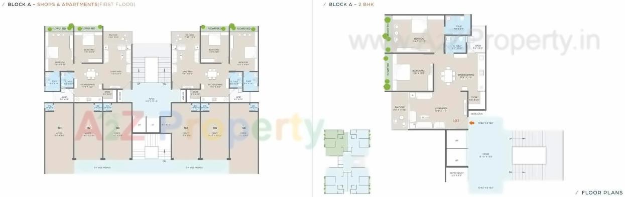Layout of real estate project Bansari Repose located at Nana-chiloda, Ahmedabad, Gujarat