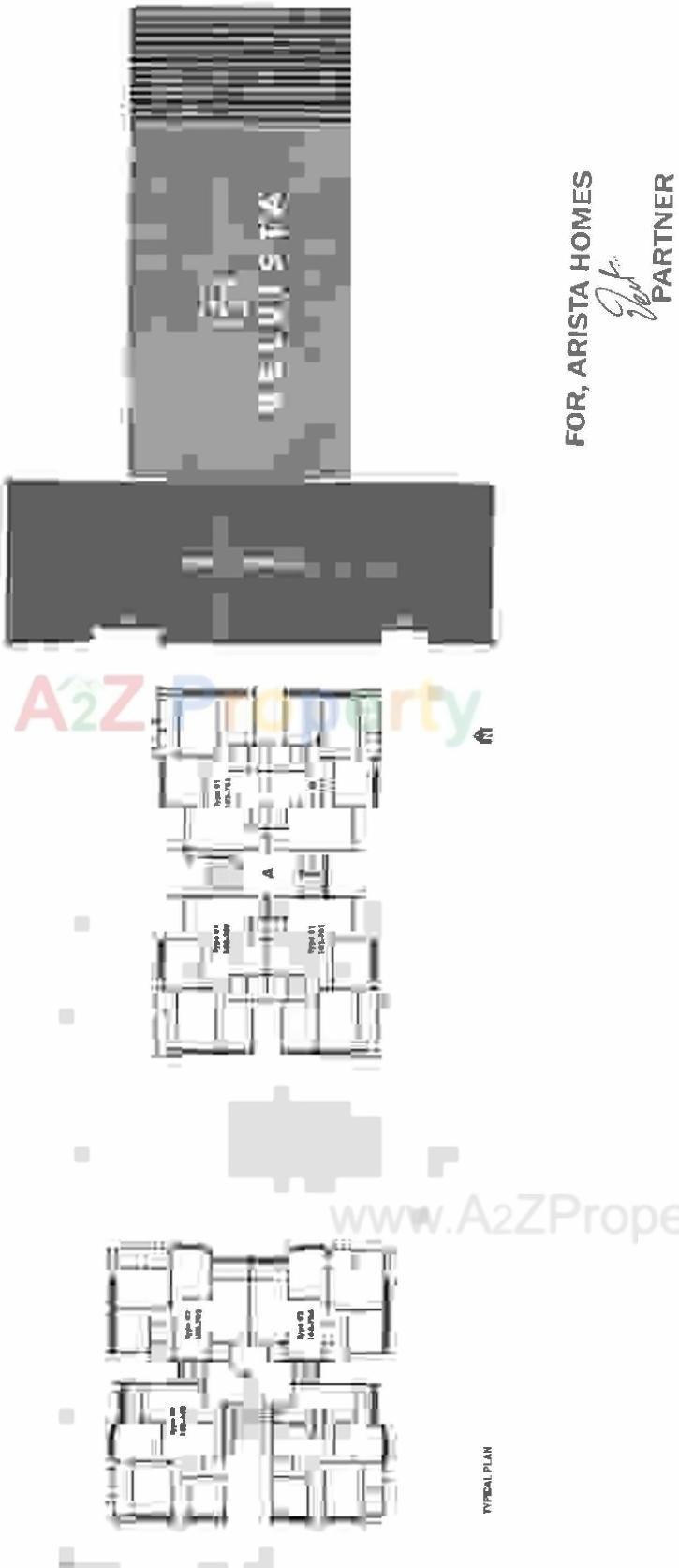 Layout of real estate project Belvista located at Ambli, Ahmedabad, Gujarat