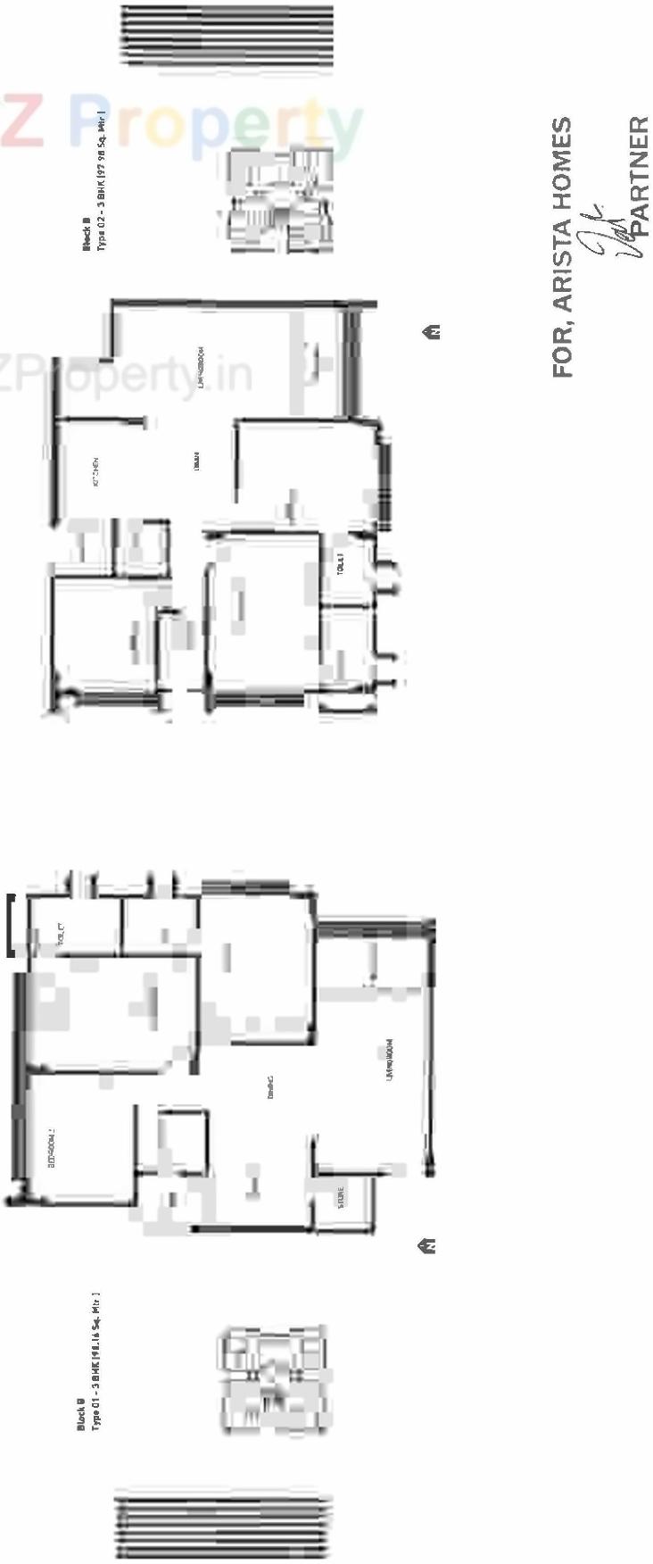 Layout of real estate project Belvista located at Ambli, Ahmedabad, Gujarat