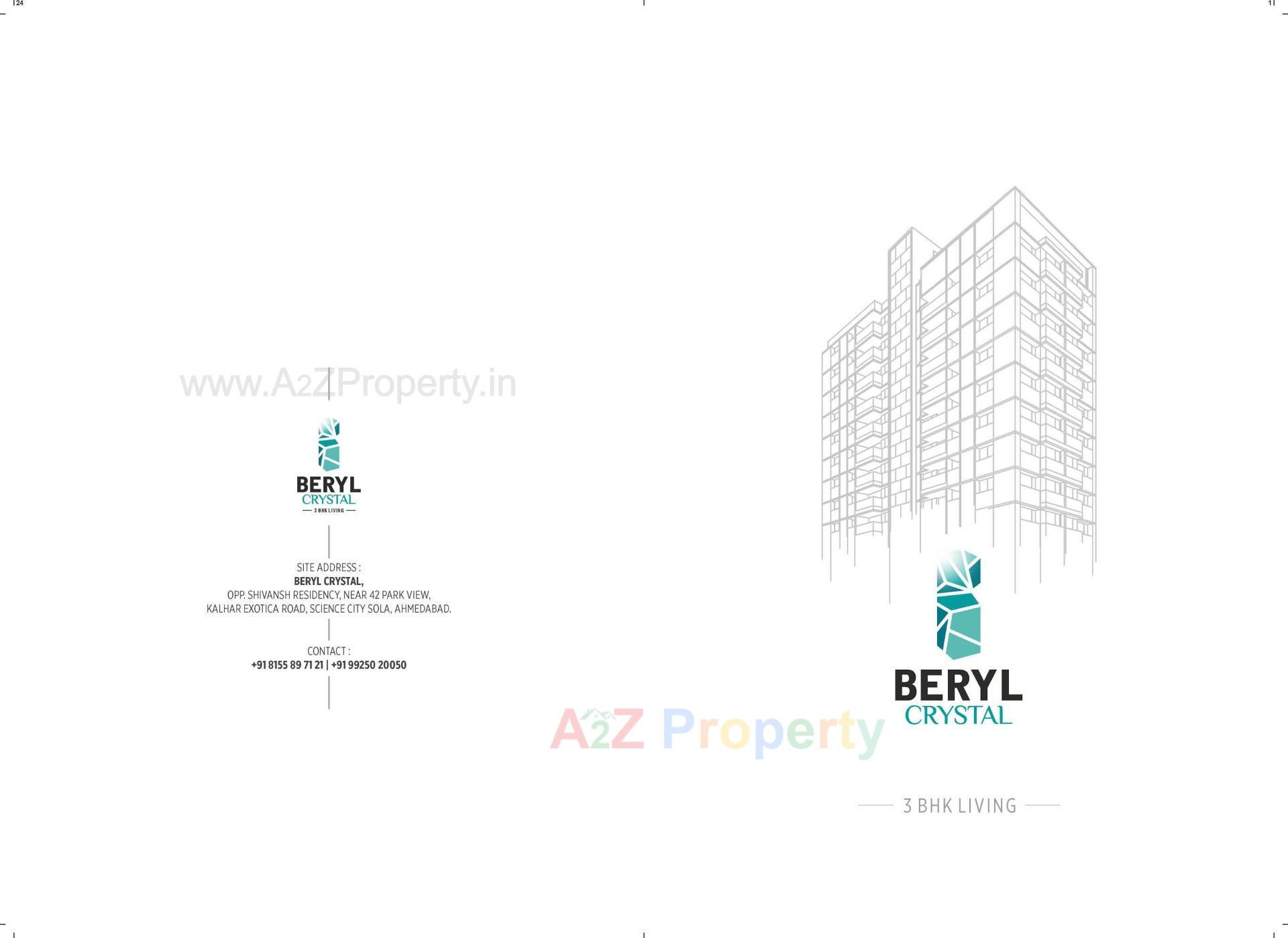  of real estate project Beryl Crystal located at Sola, Ahmedabad, Gujarat