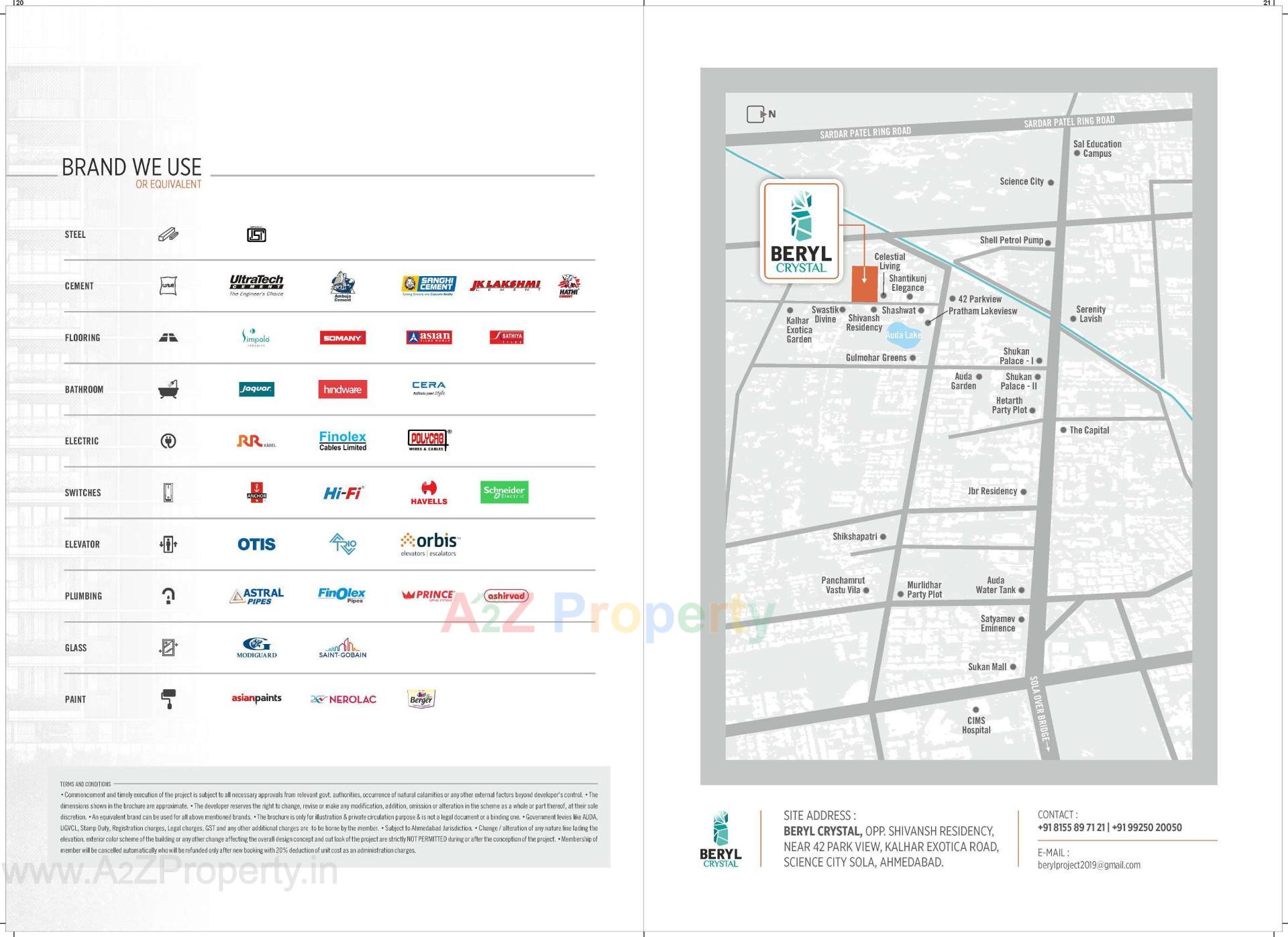  of real estate project Beryl Crystal located at Sola, Ahmedabad, Gujarat