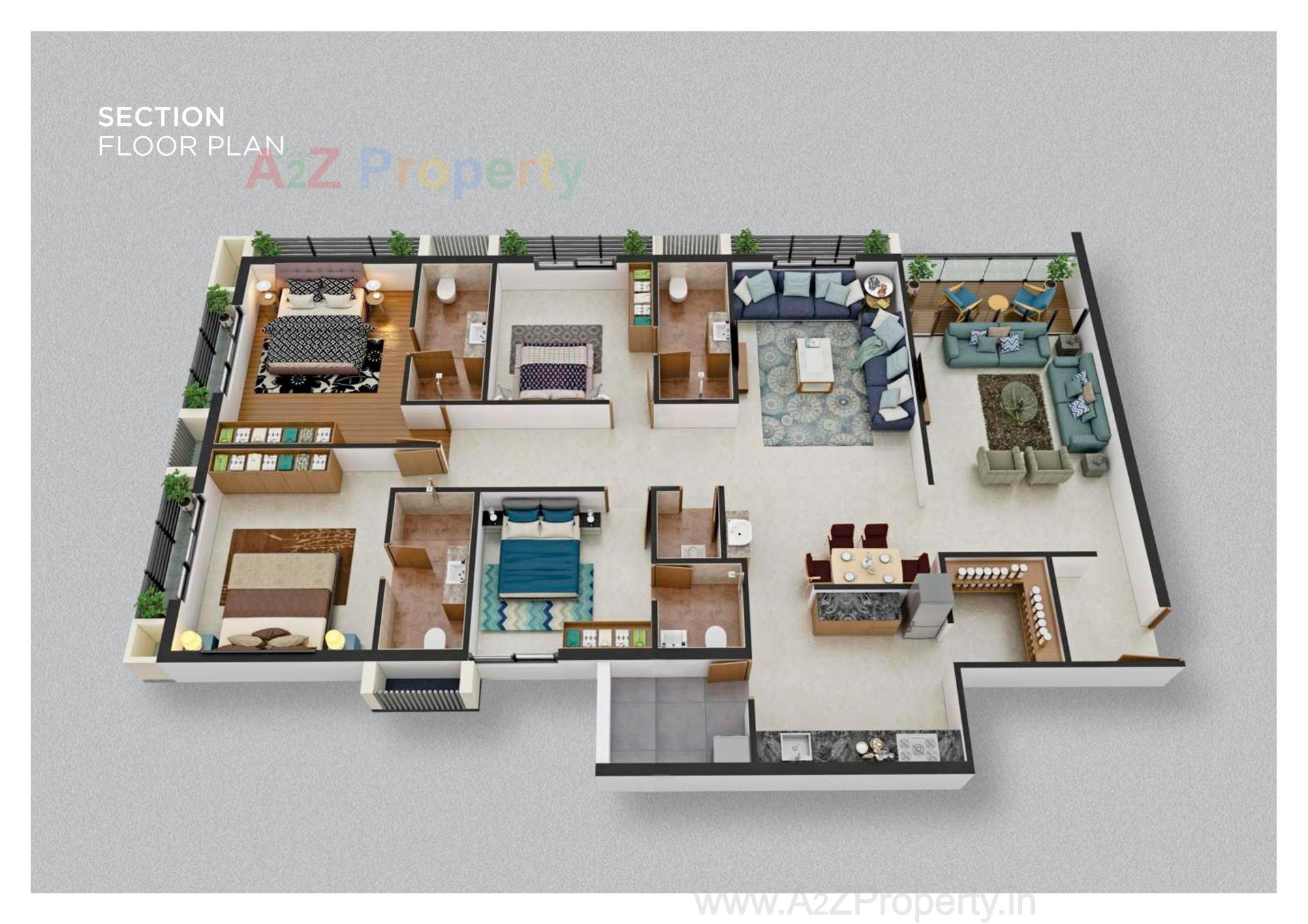 Layout of real estate project Best Galaxy located at Makarba, Ahmedabad, Gujarat