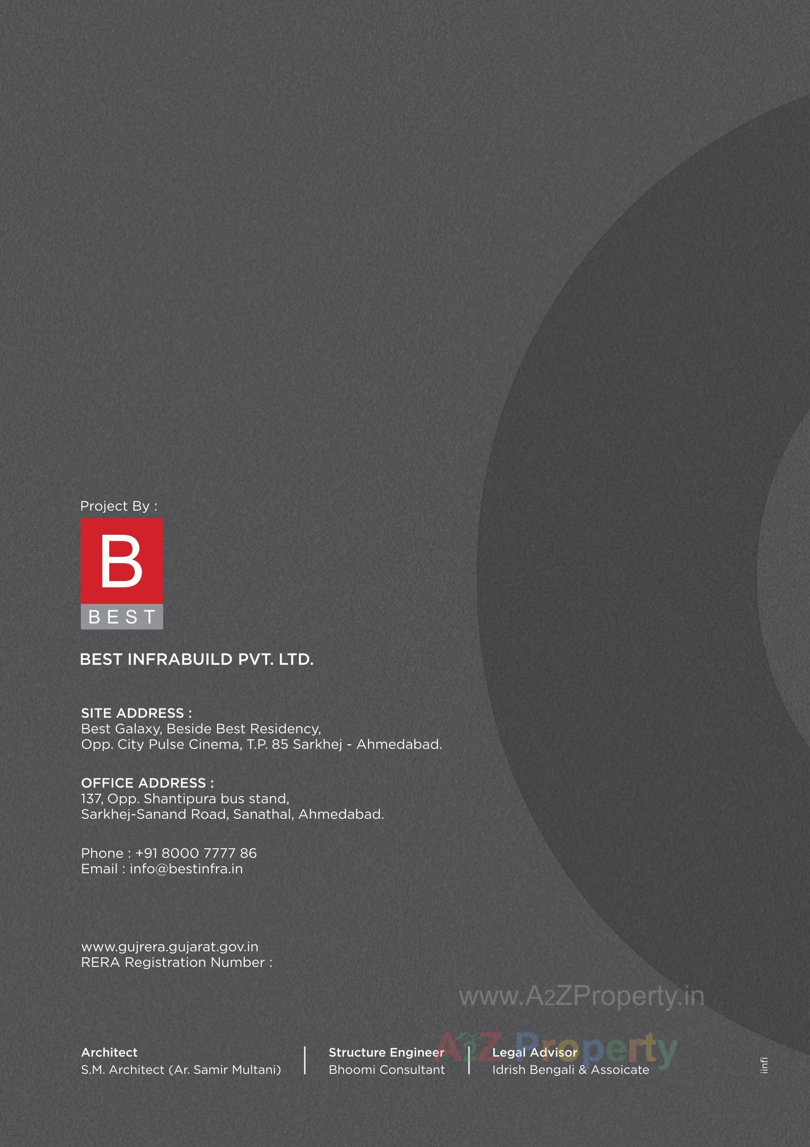  of real estate project Best Galaxy located at Makarba, Ahmedabad, Gujarat