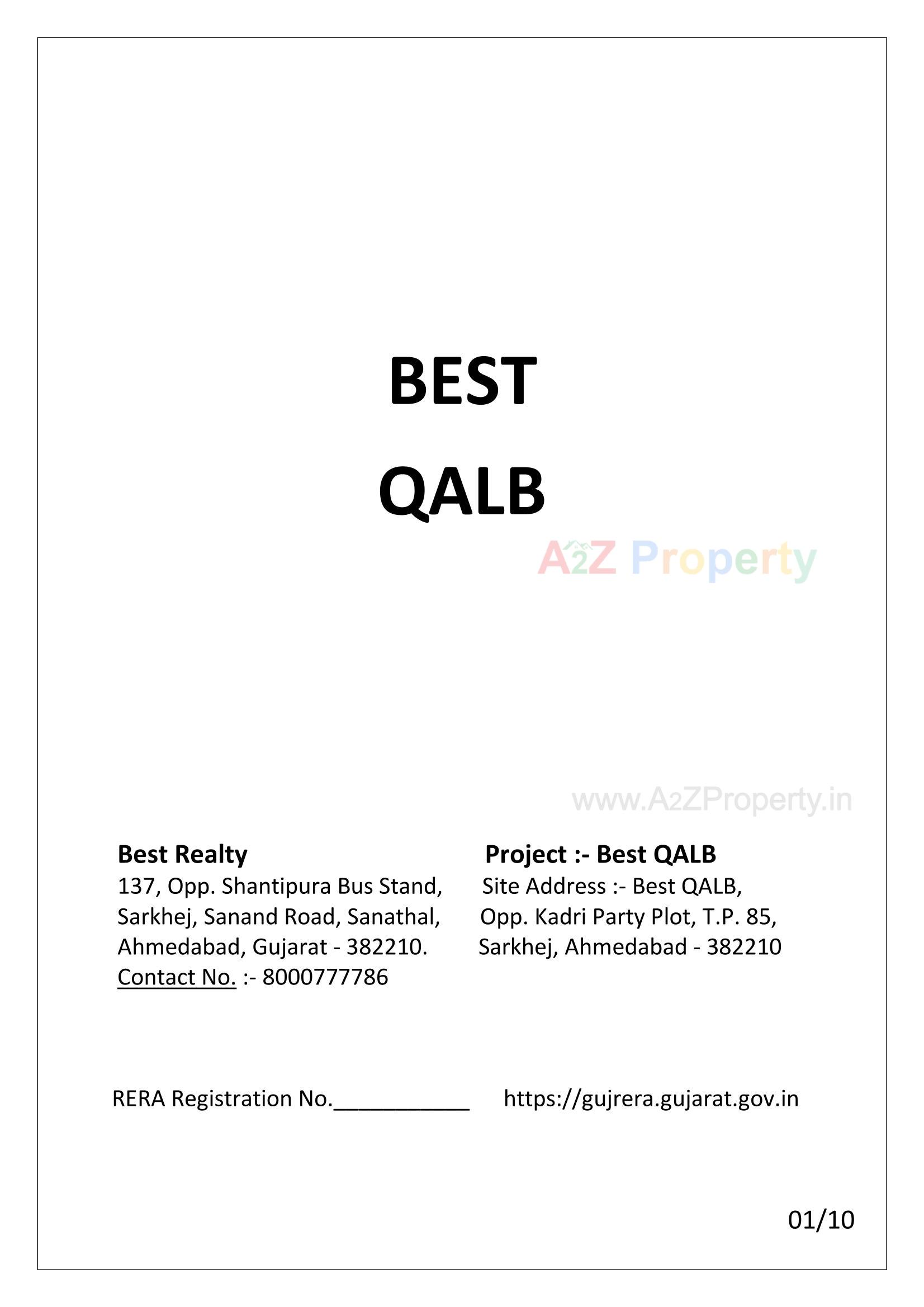  of real estate project Best Qalb located at Okaf, Ahmedabad, Gujarat