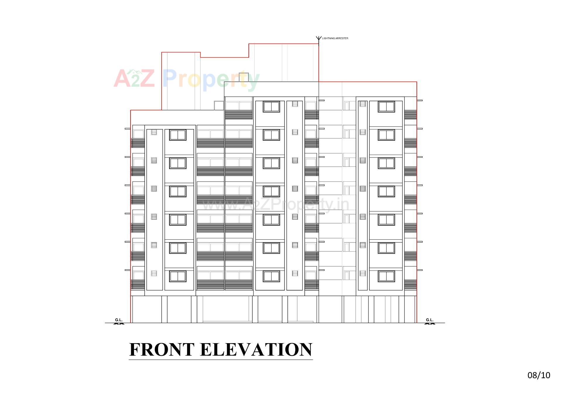 Layout of real estate project Best Qalb located at Okaf, Ahmedabad, Gujarat
