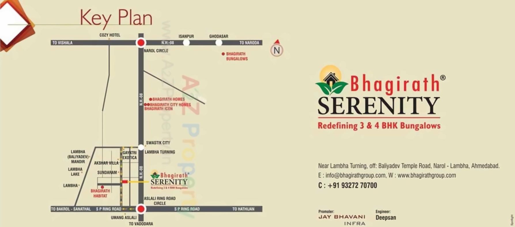  of real estate project Bhagirath Serenity located at Lambha, Ahmedabad, Gujarat