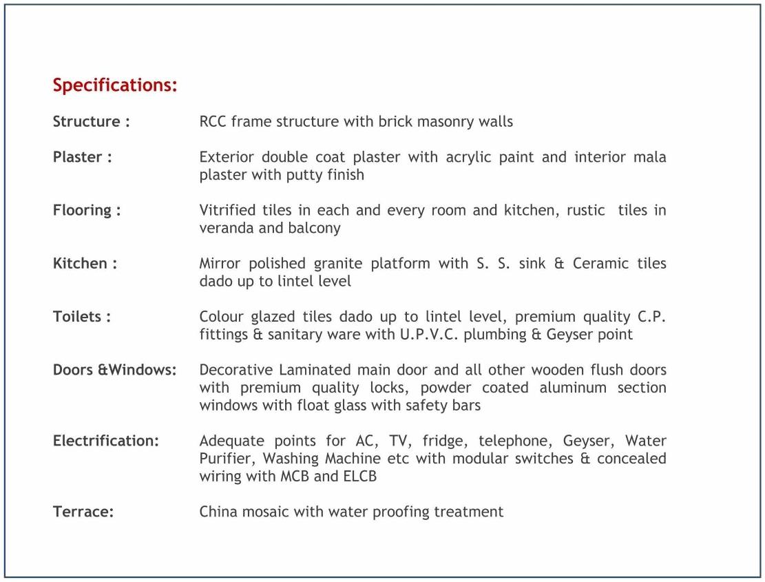  of real estate project Bhagirath South Park located at Lambha, Ahmedabad, Gujarat